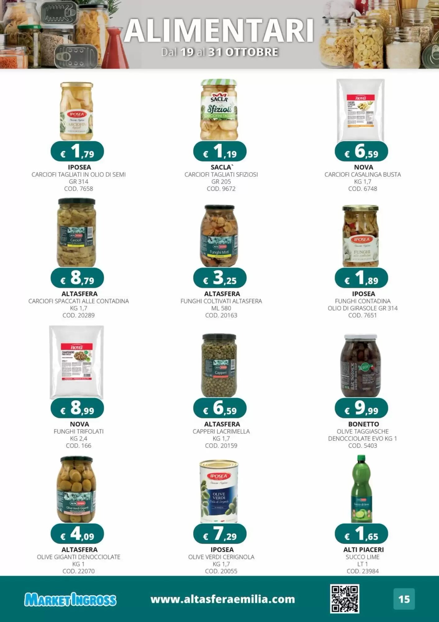 Volantino promozionale Altasfera  valide dal 19/10/2026 - Pagina 15.