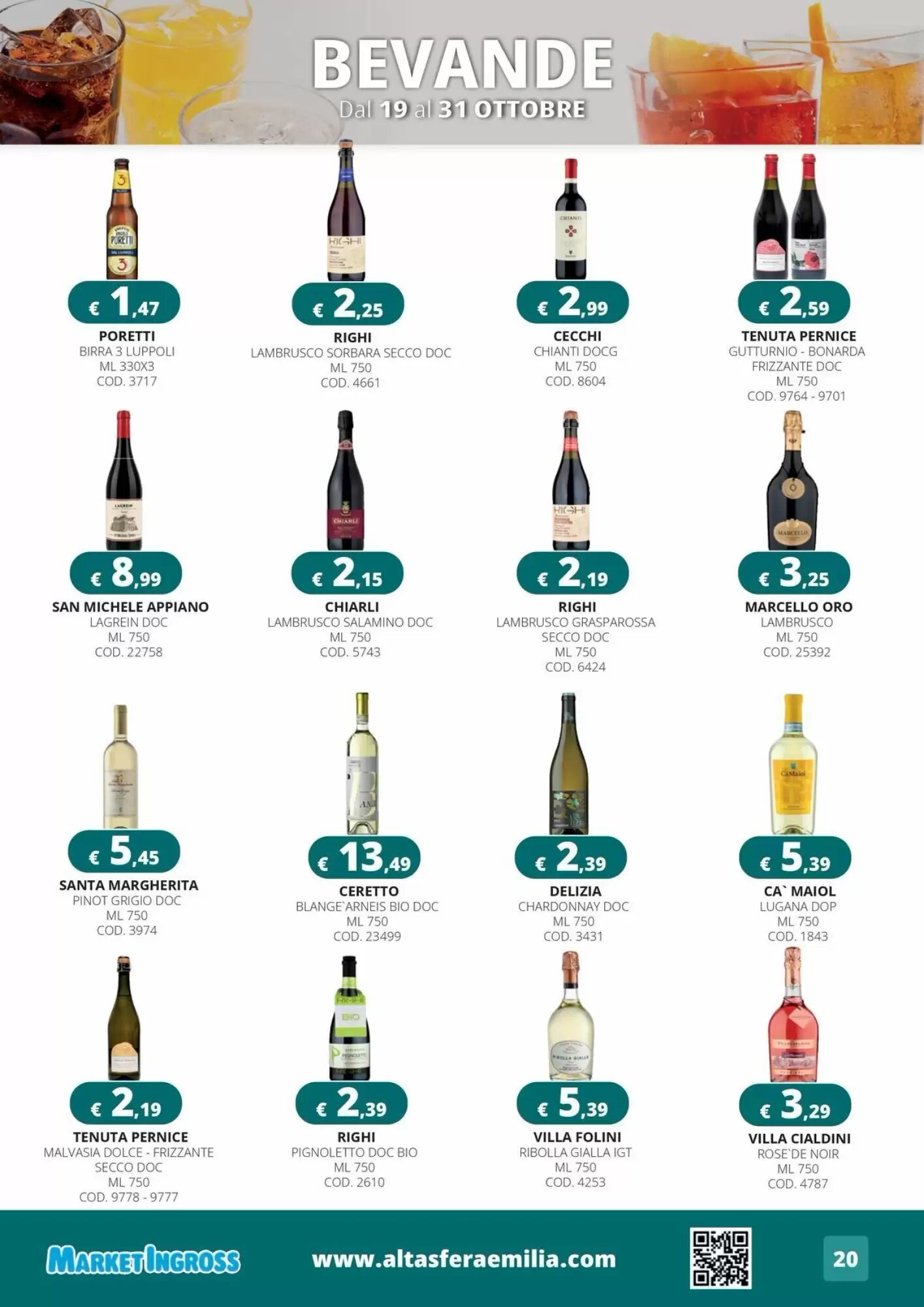 Volantino promozionale Altasfera  valide dal 19/10/2026 - Pagina 20.