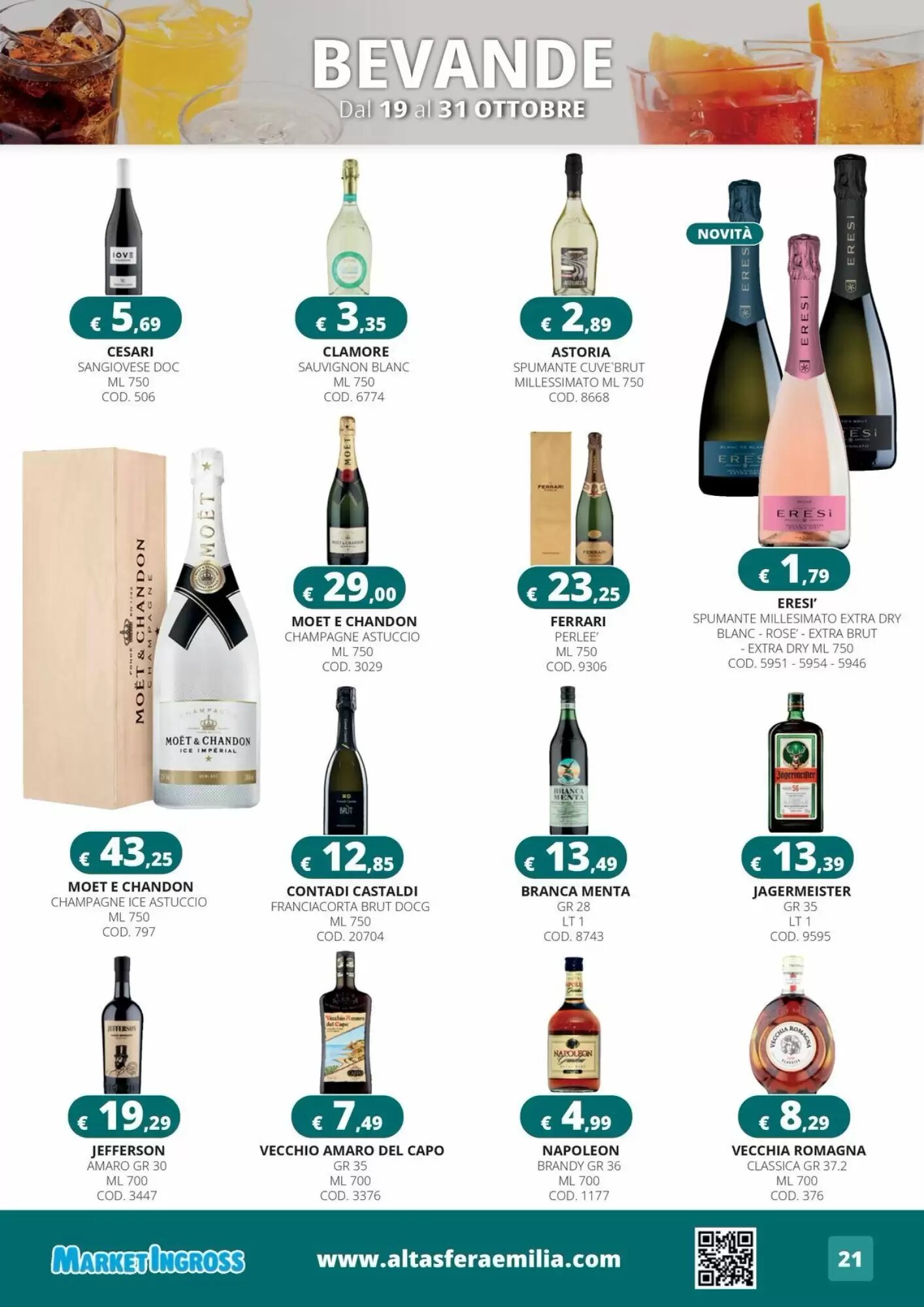 Volantino promozionale Altasfera  valide dal 19/10/2026 - Pagina 21.
