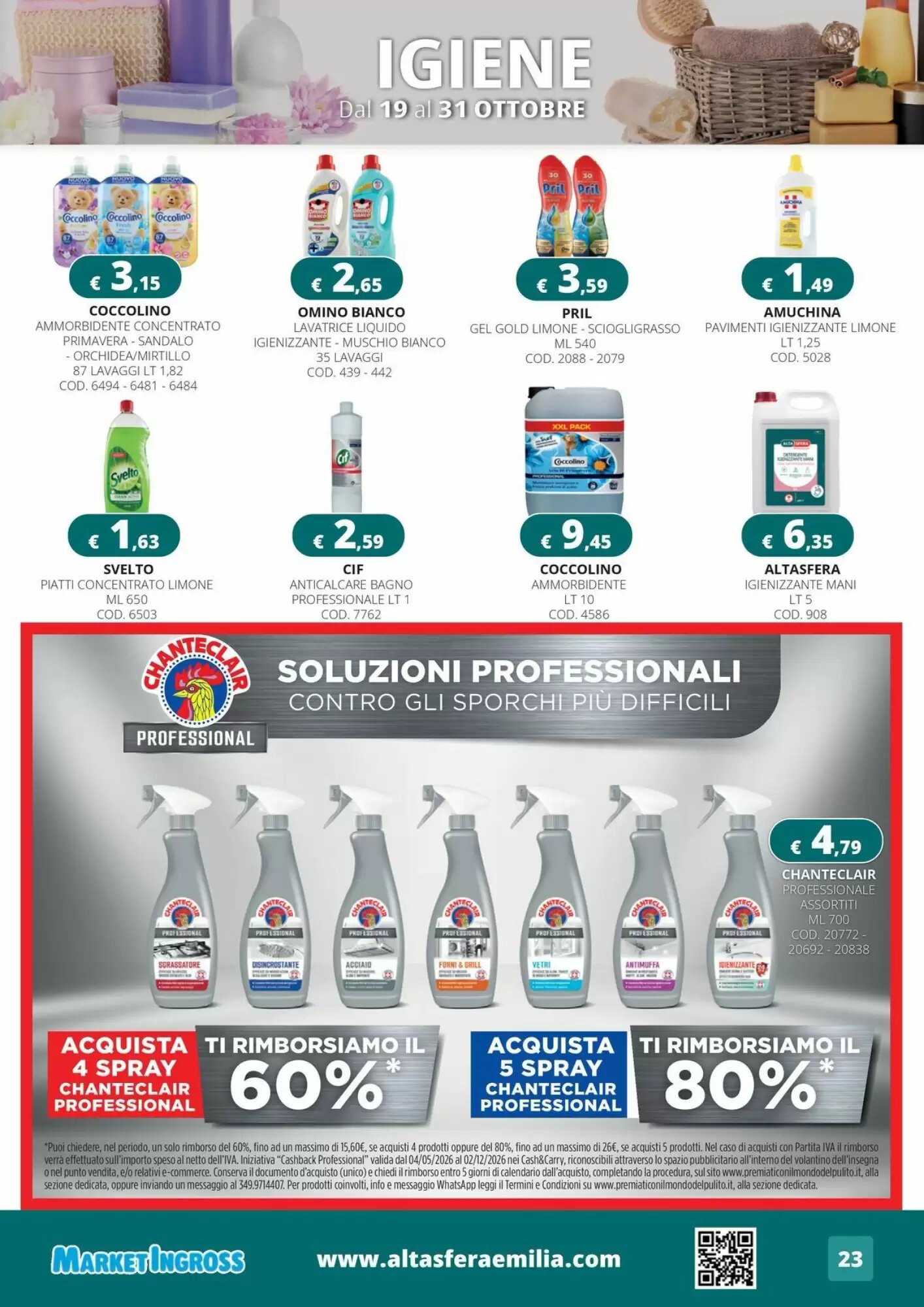 Volantino promozionale Altasfera  valide dal 19/10/2026 - Pagina 23.