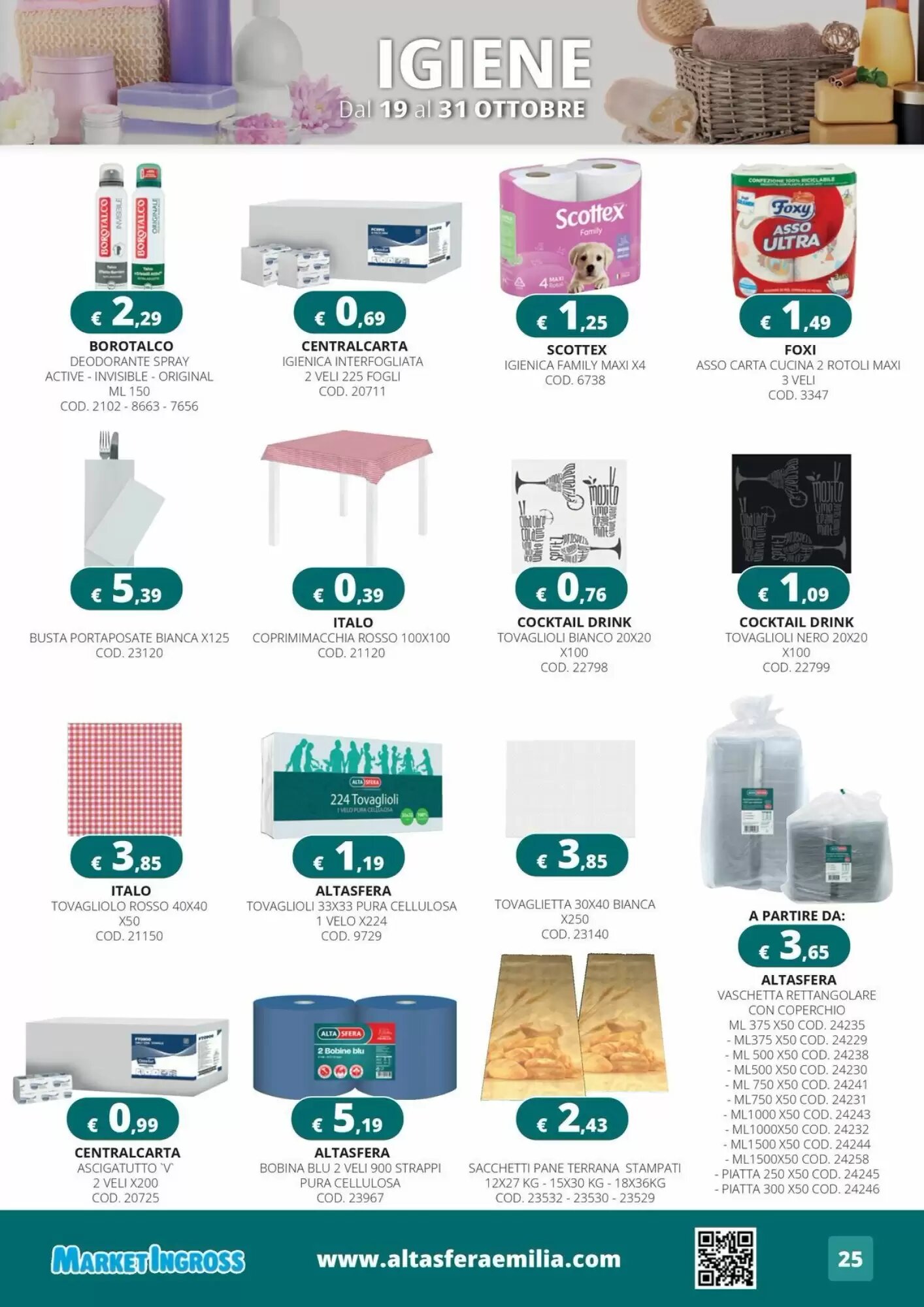 Volantino promozionale Altasfera  valide dal 19/10/2026 - Pagina 25.