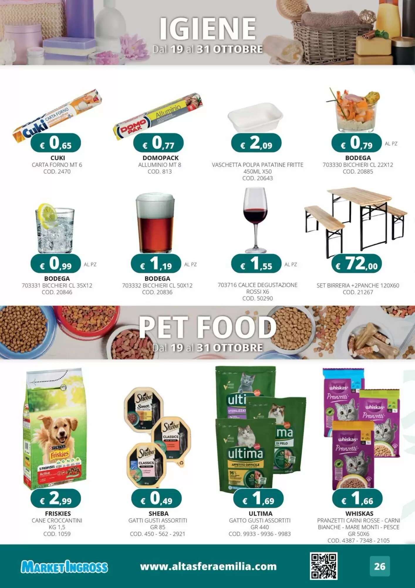 Volantino promozionale Altasfera  valide dal 19/10/2026 - Pagina 26.