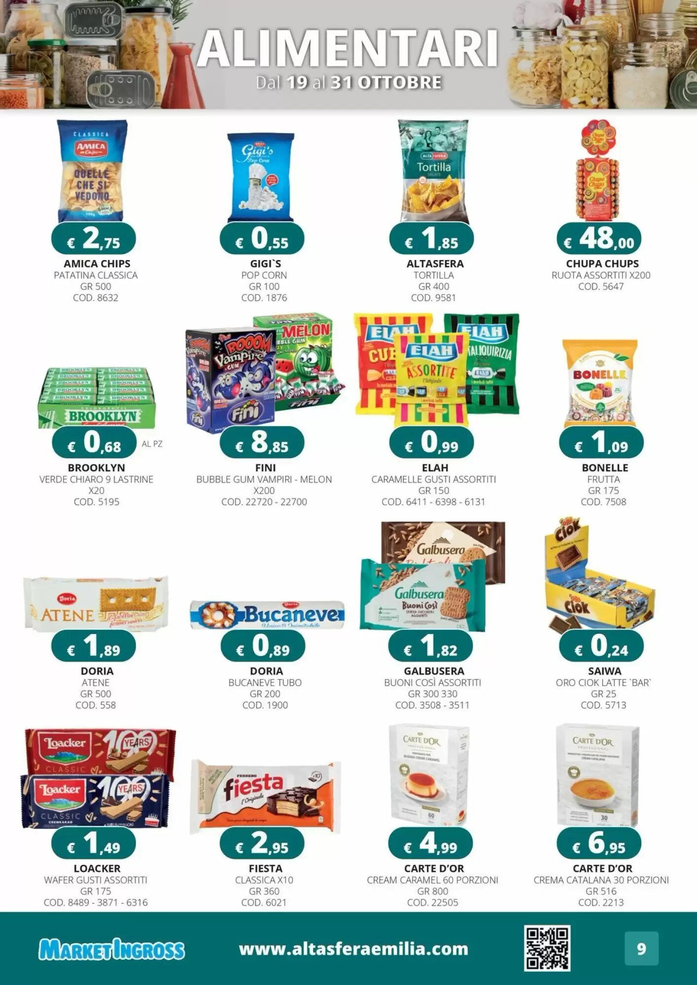 Volantino promozionale Altasfera  valide dal 19/10/2026 - Pagina 9.