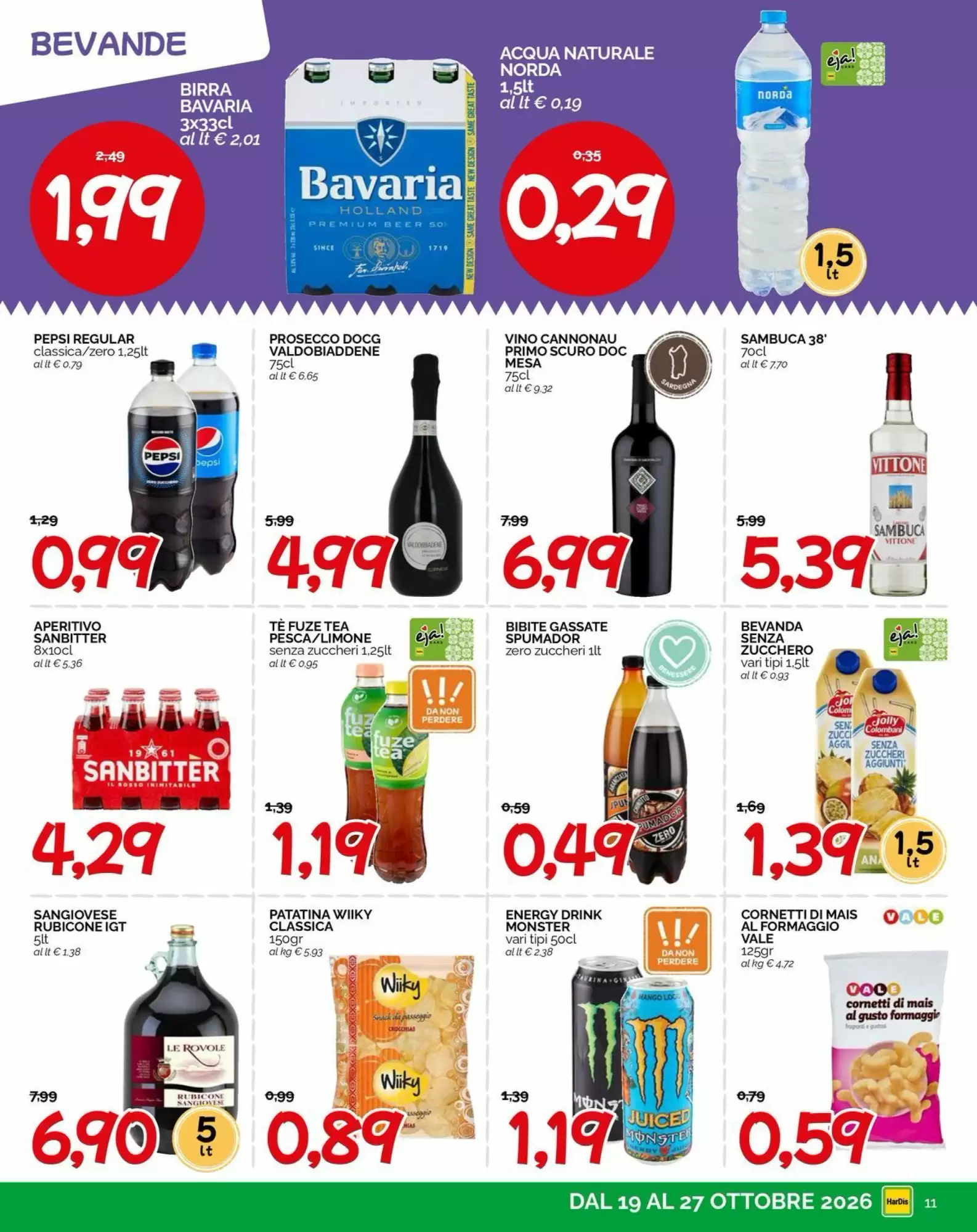 Volantino promozionale Hardis  valide dal 19/10/2026 - Pagina 11.
