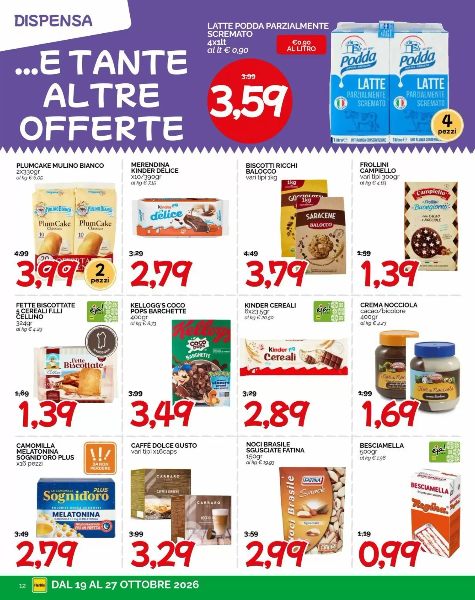 Volantino promozionale Hardis  valide dal 19/10/2026 - Pagina 12.