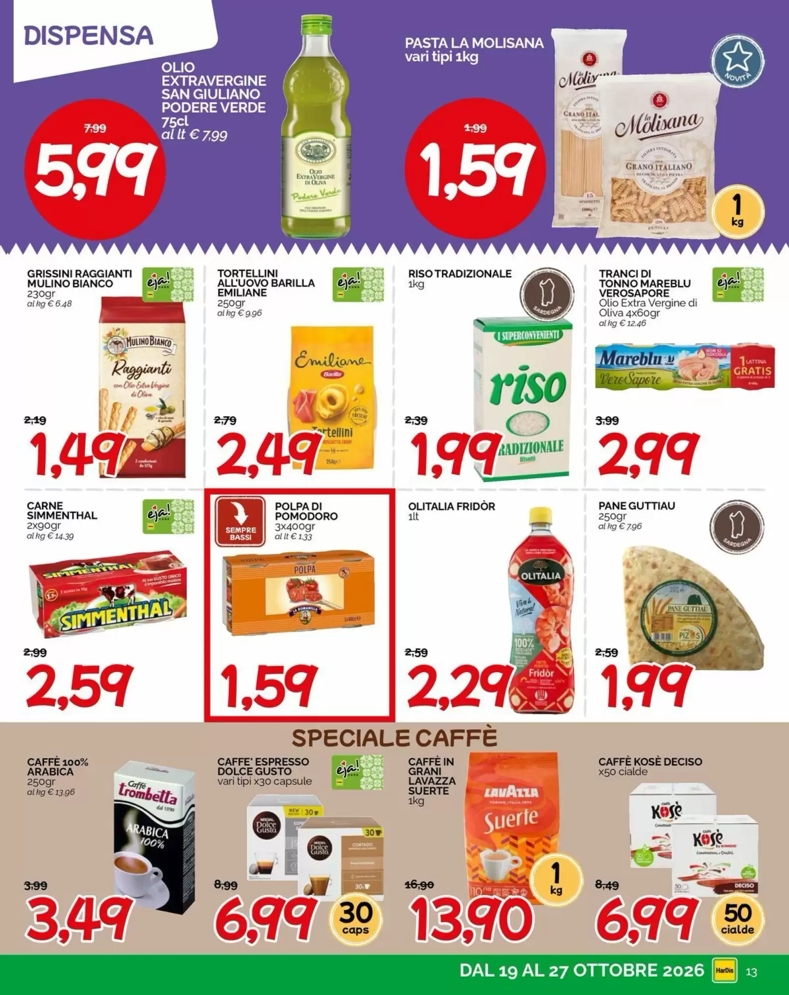Volantino promozionale Hardis  valide dal 19/10/2026 - Pagina 13.