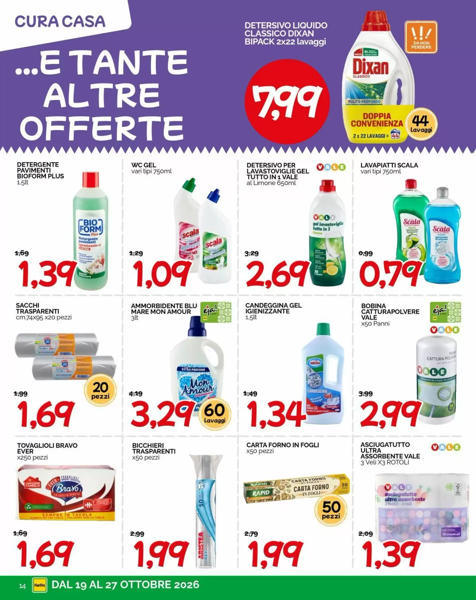 Volantino promozionale Hardis  valide dal 19/10/2026 - Pagina 14.