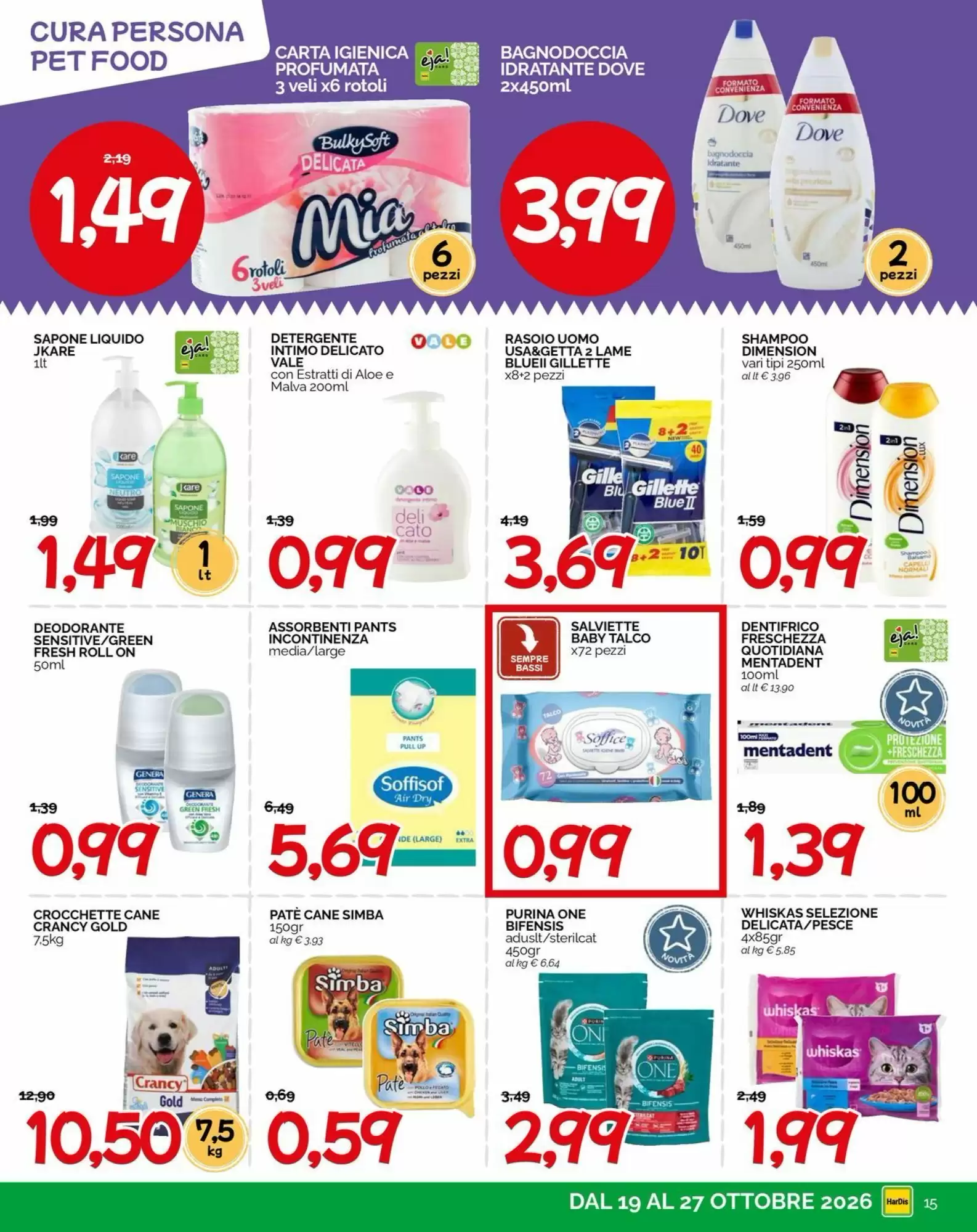 Volantino promozionale Hardis  valide dal 19/10/2026 - Pagina 15.