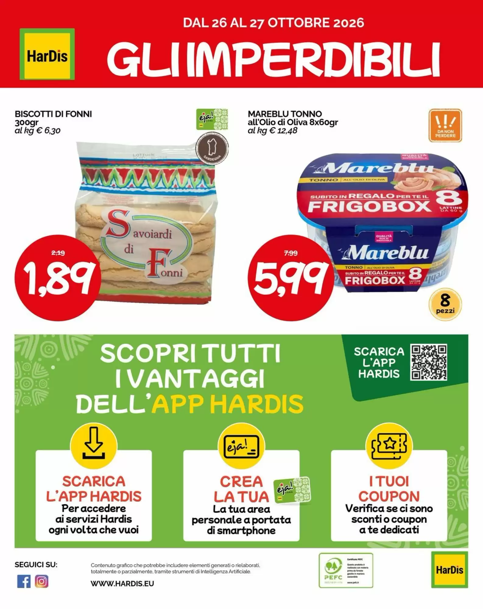 Volantino promozionale Hardis  valide dal 19/10/2026 - Pagina 16.