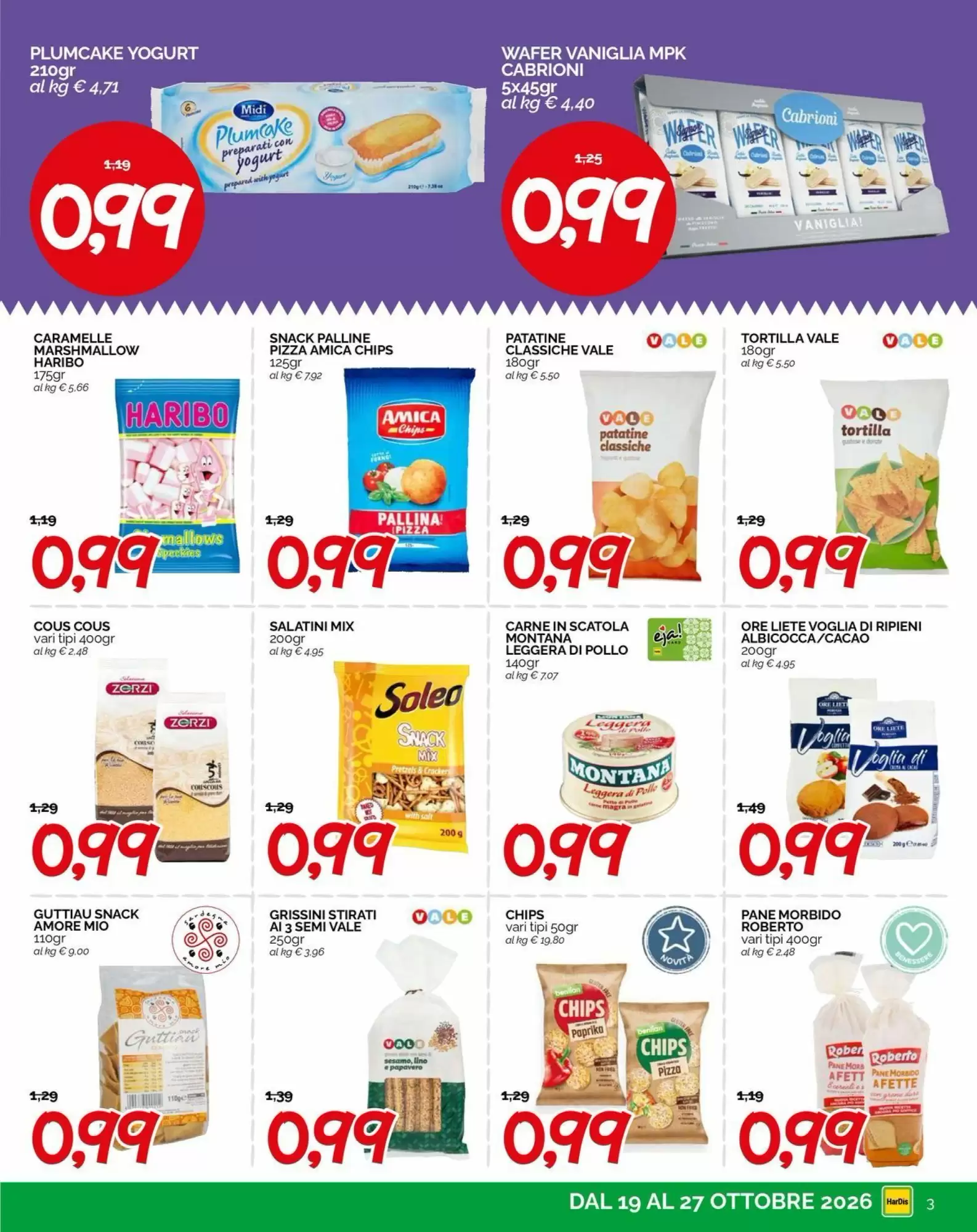 Volantino promozionale Hardis  valide dal 19/10/2026 - Pagina 3.