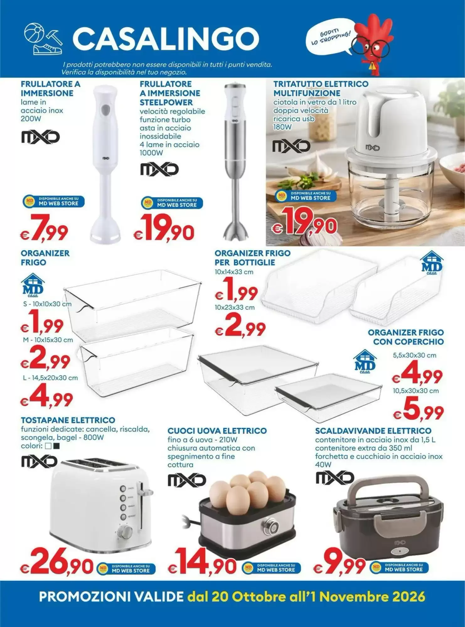 Volantino promozionale MD Discount  valide dal 19/10/2026 - Pagina 18.