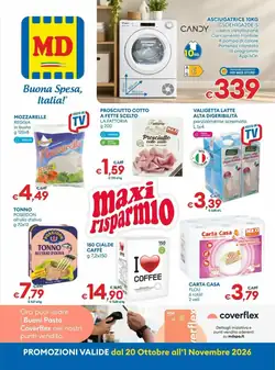 Volantino promozionale MD Discount  valide dal 19/10/2026