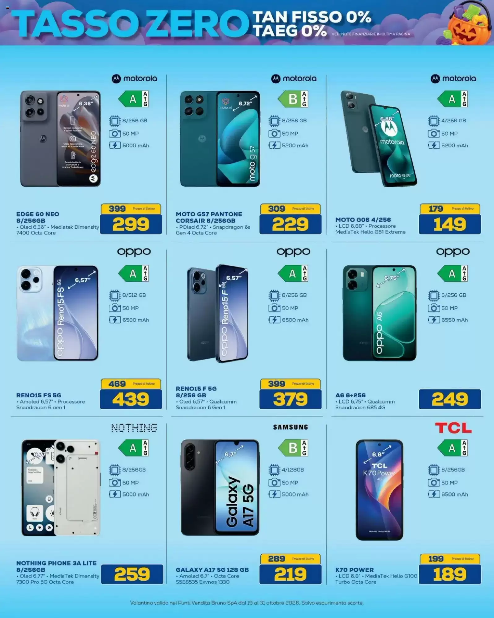 Volantino promozionale Euronics Bruno  valide dal 19/10/2026 - Pagina 11.