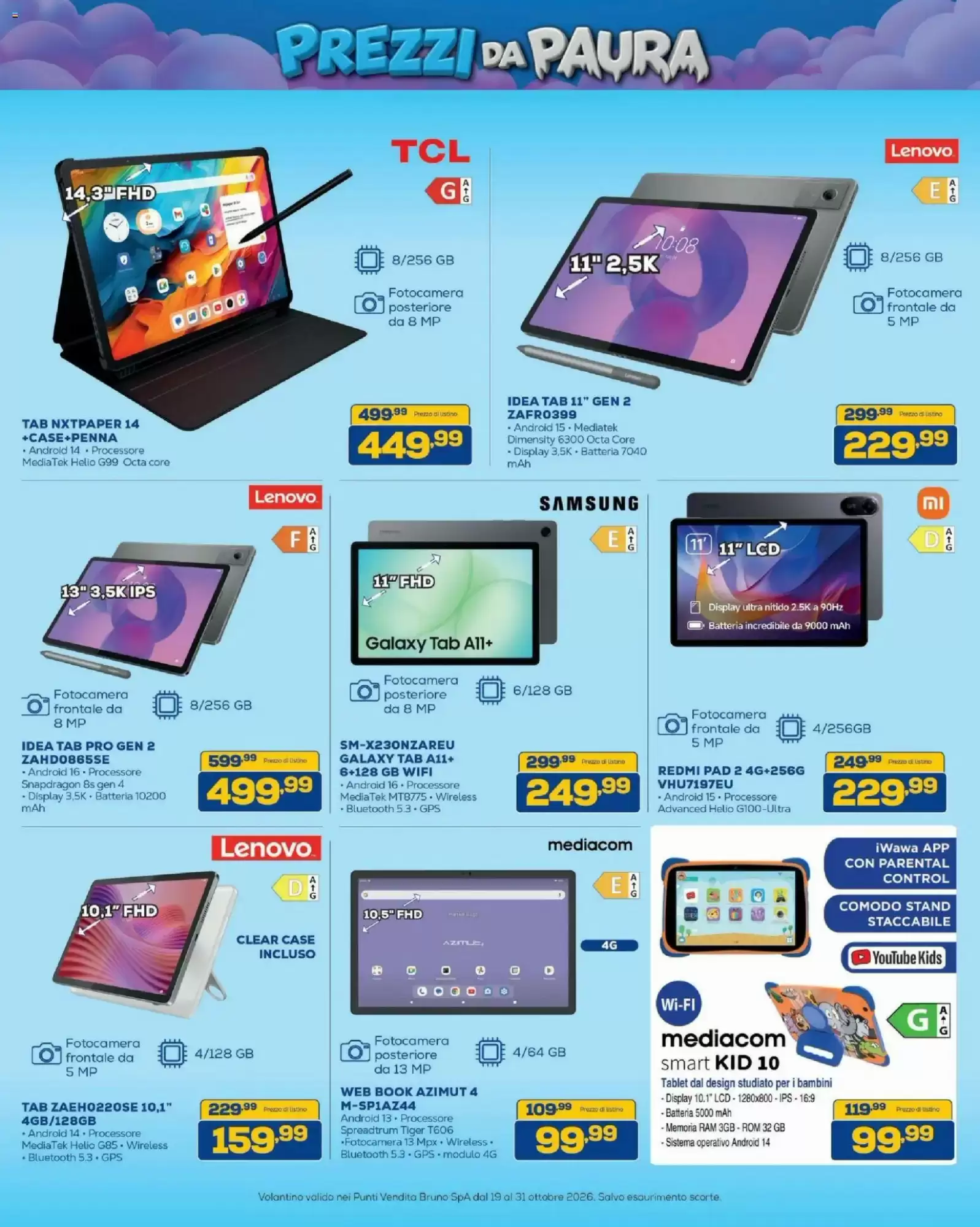 Volantino promozionale Euronics Bruno  valide dal 19/10/2026 - Pagina 19.