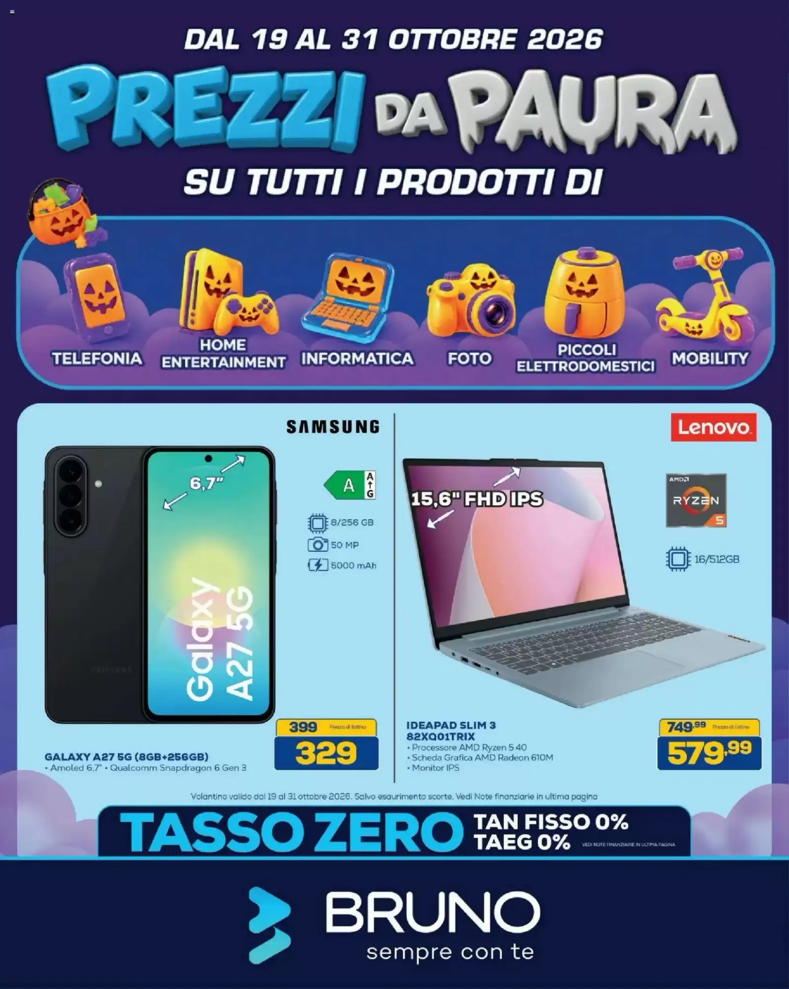 Volantino promozionale Euronics Bruno  valide dal 19/10/2026 - Pagina 2.