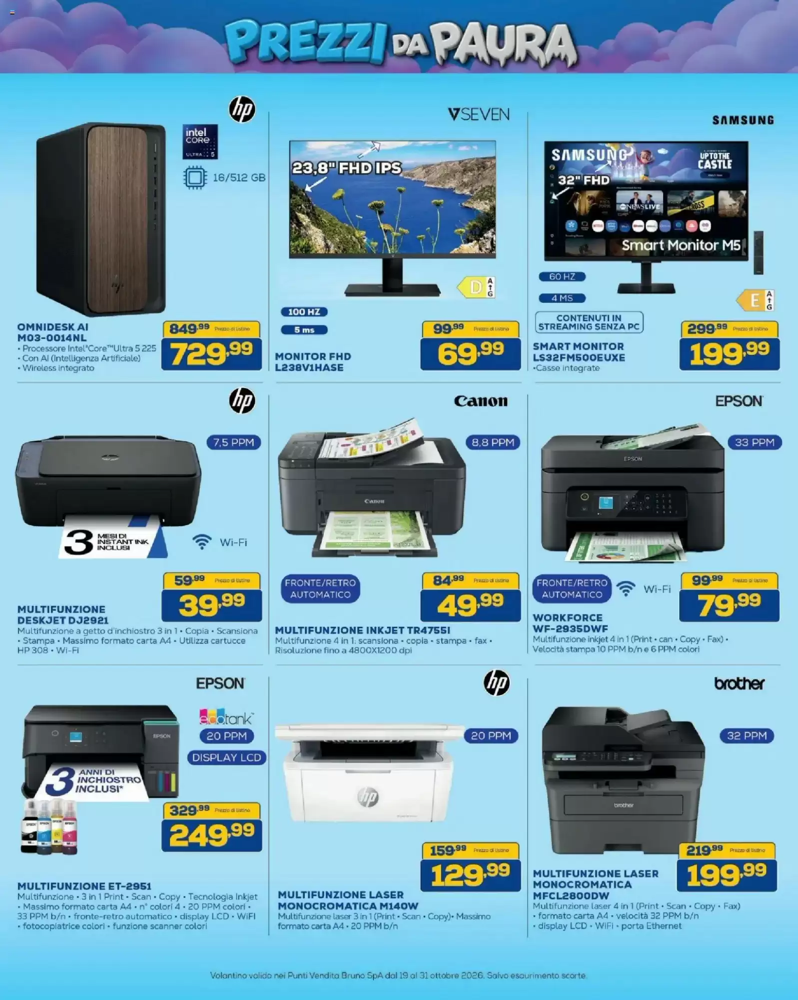 Volantino promozionale Euronics Bruno  valide dal 19/10/2026 - Pagina 20.