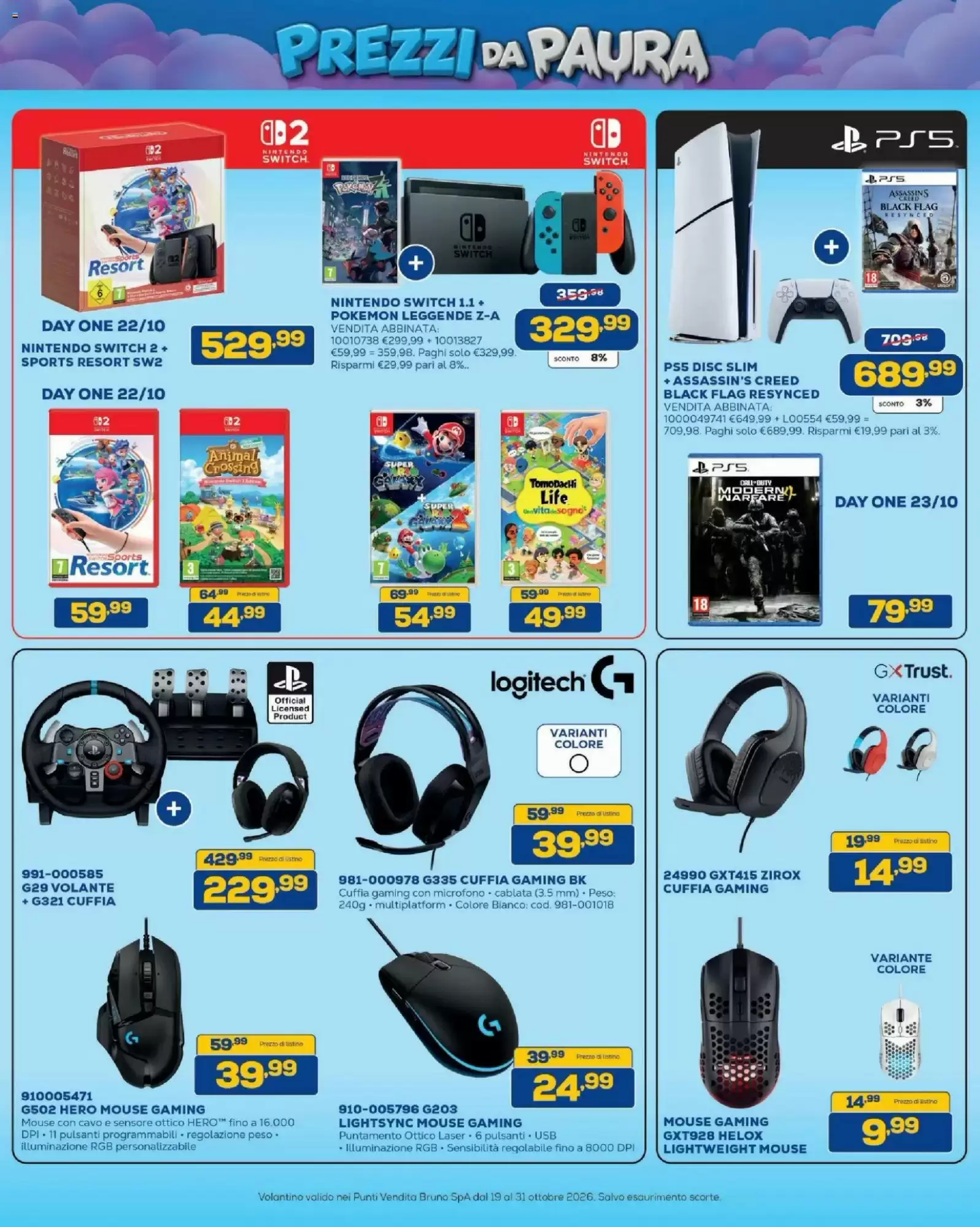 Volantino promozionale Euronics Bruno  valide dal 19/10/2026 - Pagina 22.