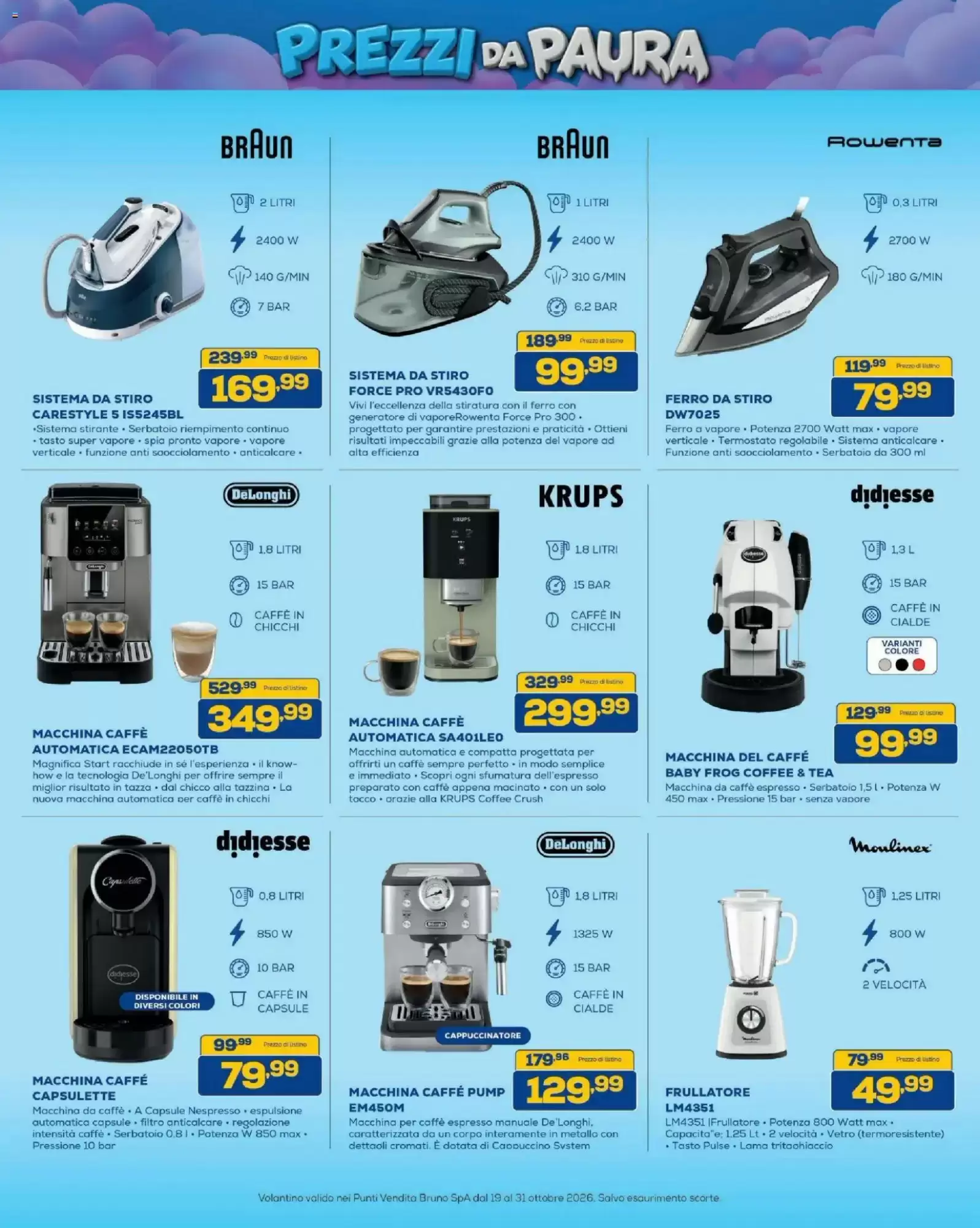 Volantino promozionale Euronics Bruno  valide dal 19/10/2026 - Pagina 25.