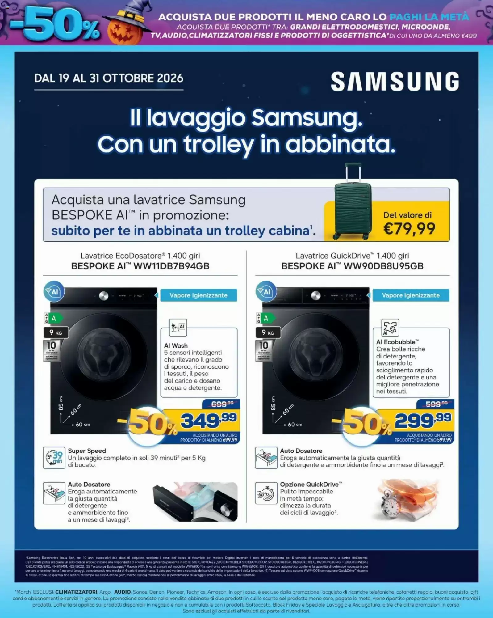 Volantino promozionale Euronics Bruno  valide dal 19/10/2026 - Pagina 40.