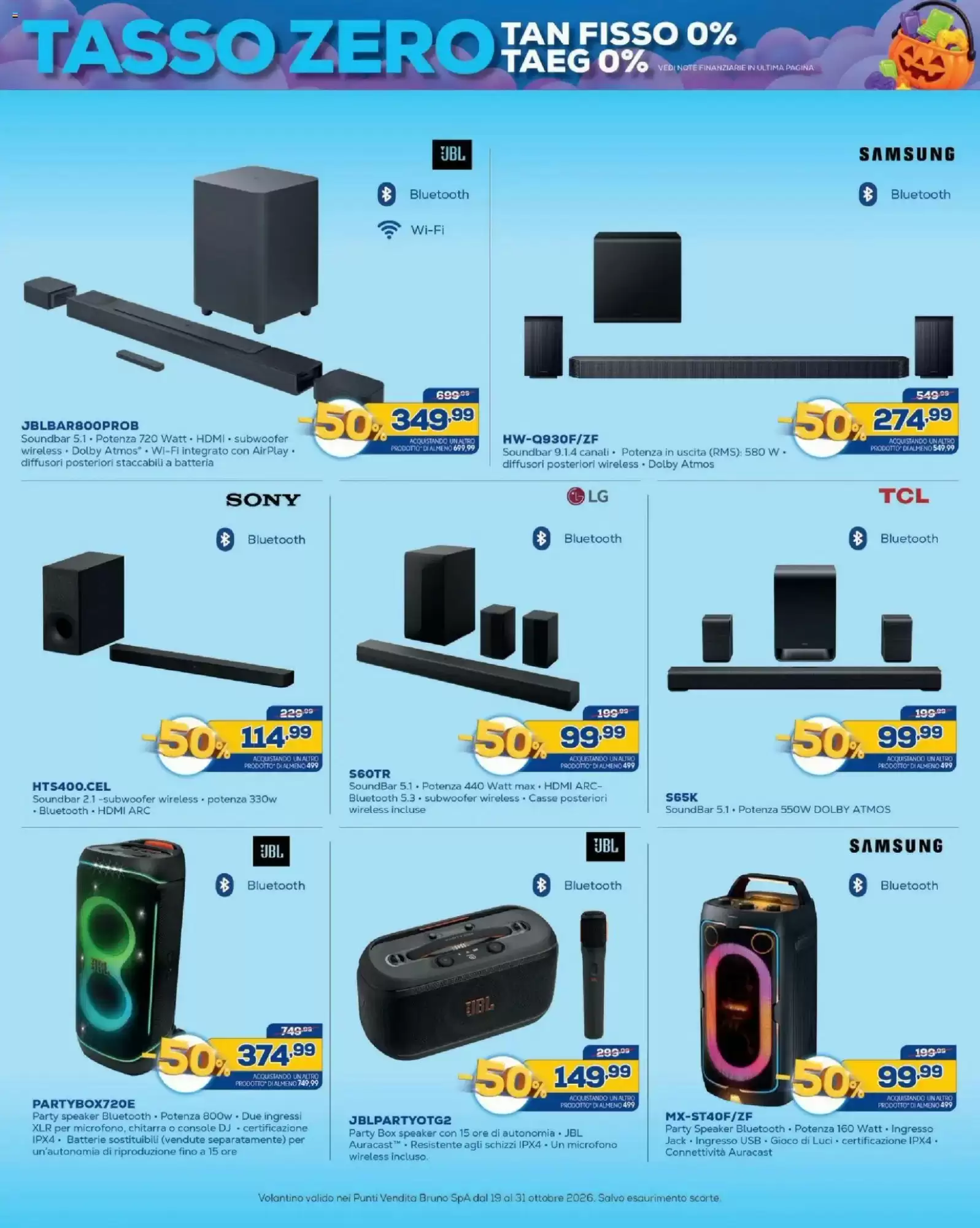 Volantino promozionale Euronics Bruno  valide dal 19/10/2026 - Pagina 7.