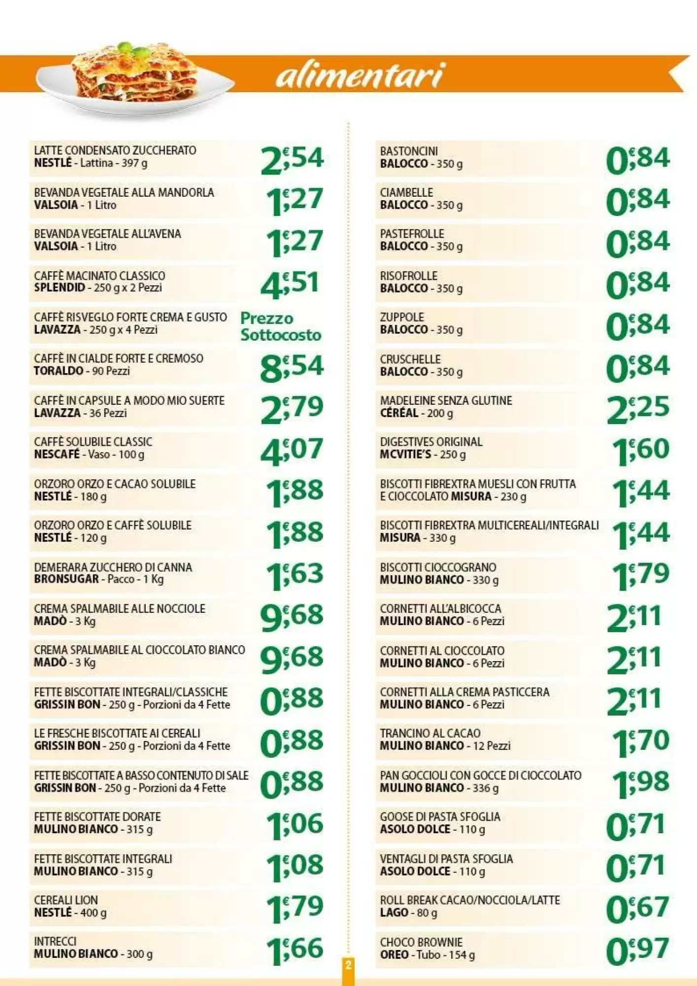 Volantino promozionale Gambardella Cash  valide dal 19/10/2026 - Pagina 2.