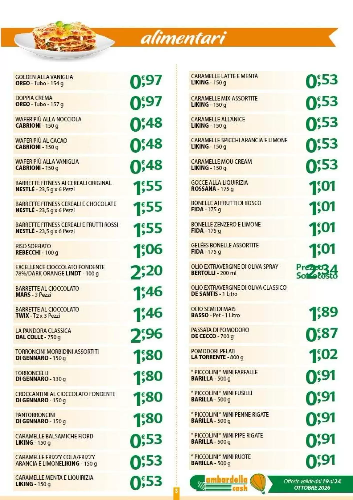 Volantino promozionale Gambardella Cash  valide dal 19/10/2026 - Pagina 3.