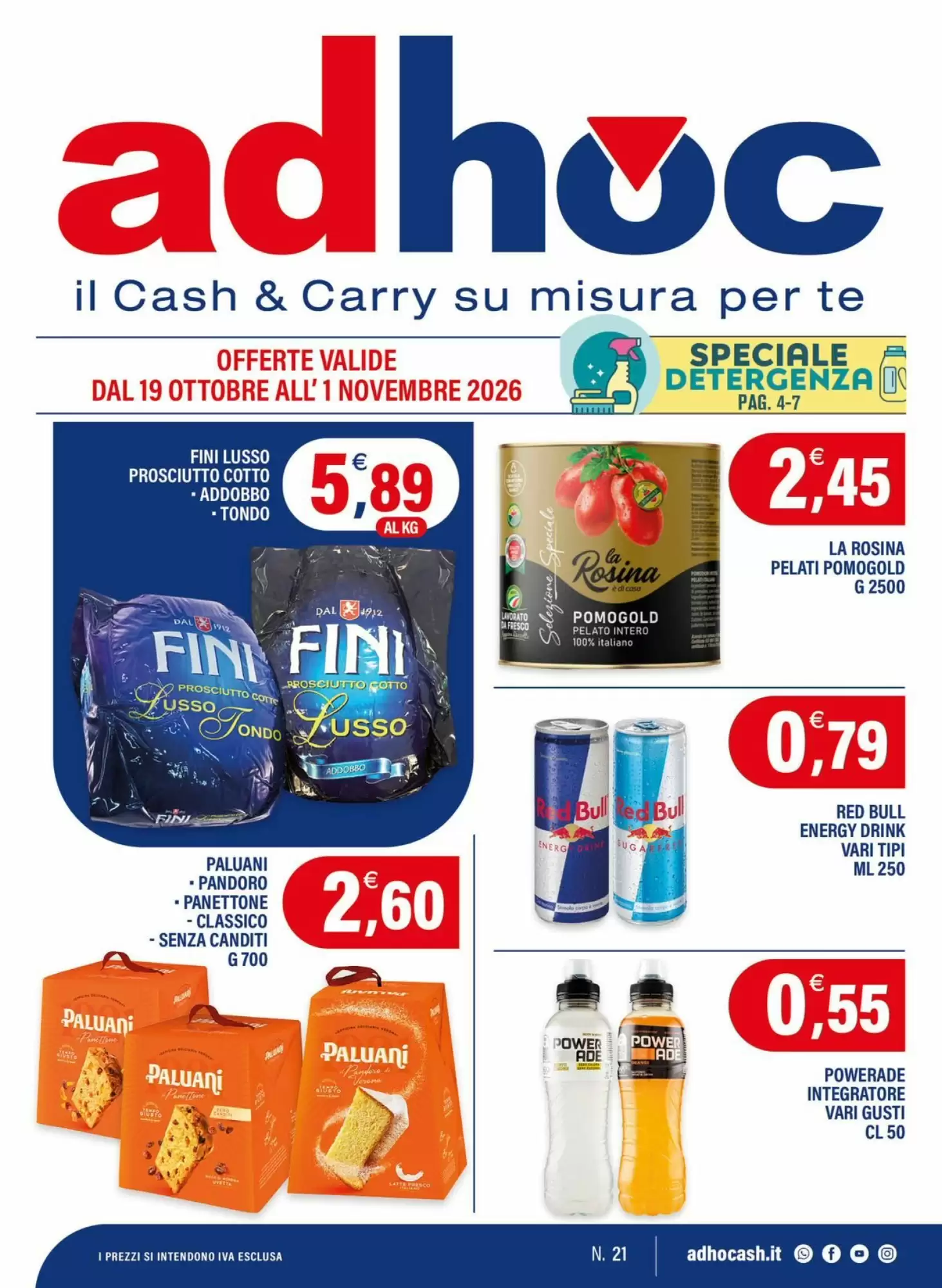 Volantino promozionale Adhoc  valide dal 19/10/2026 - Pagina 1.