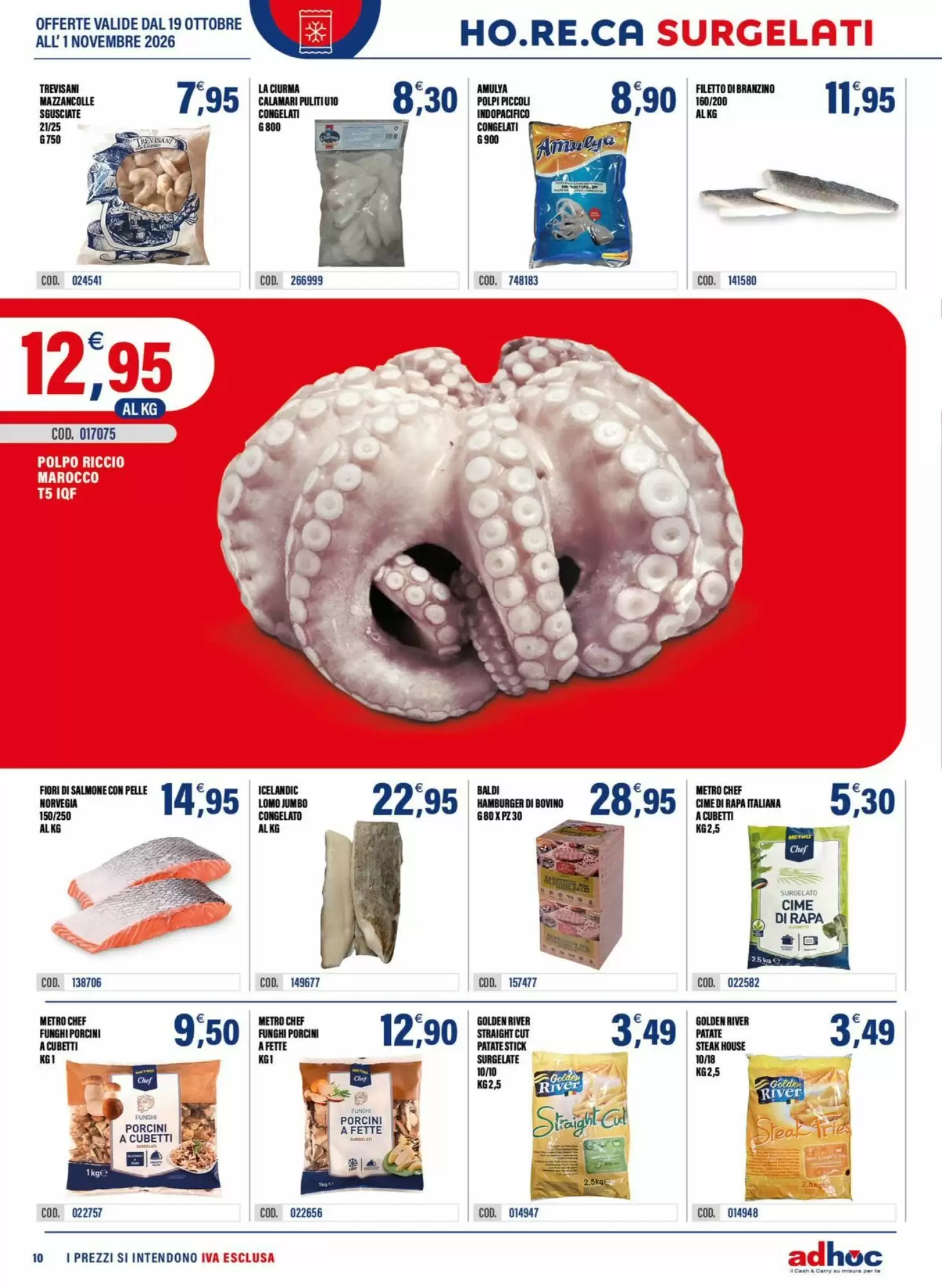 Volantino promozionale Adhoc  valide dal 19/10/2026 - Pagina 10.