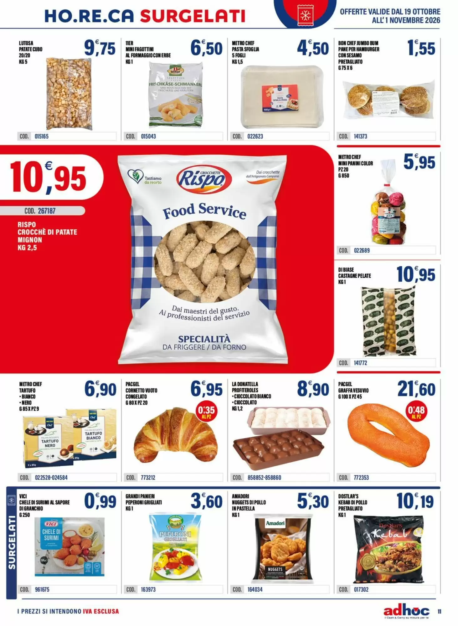 Volantino promozionale Adhoc  valide dal 19/10/2026 - Pagina 11.