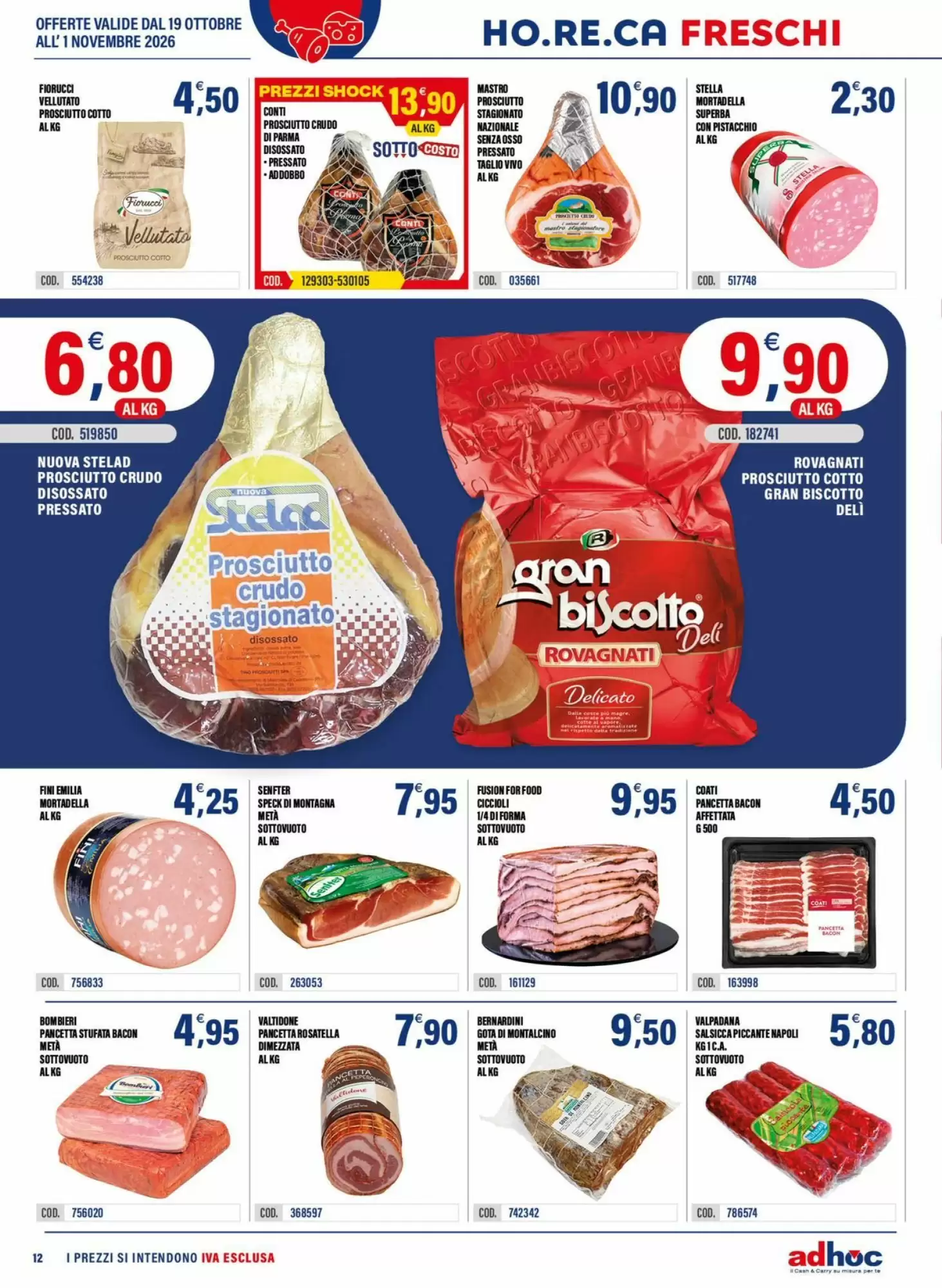 Volantino promozionale Adhoc  valide dal 19/10/2026 - Pagina 12.