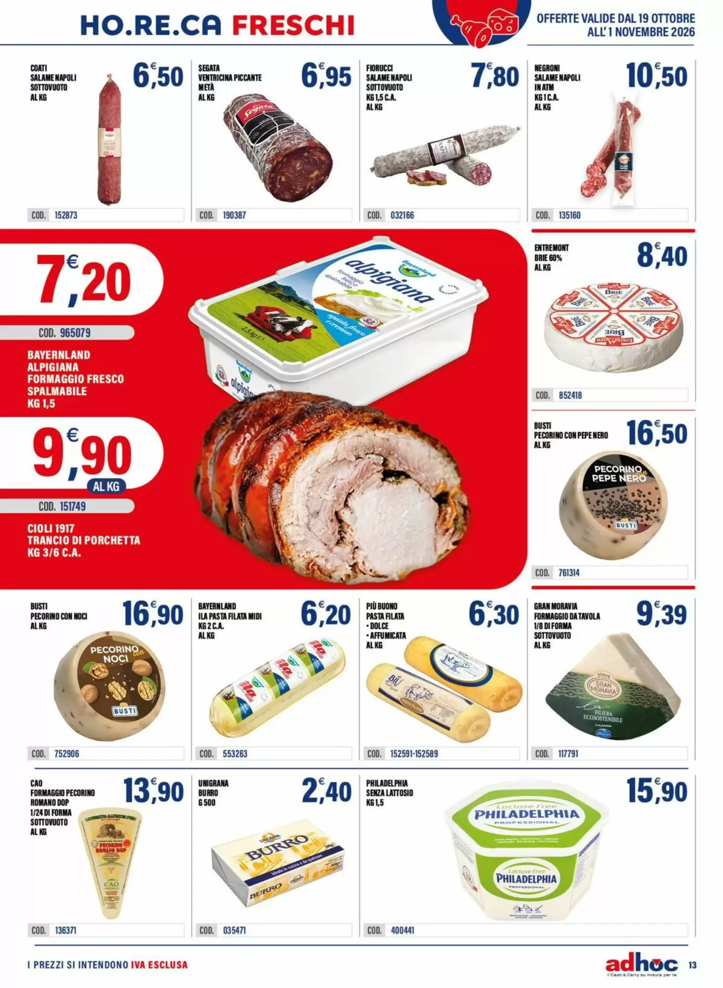 Volantino promozionale Adhoc  valide dal 19/10/2026 - Pagina 13.