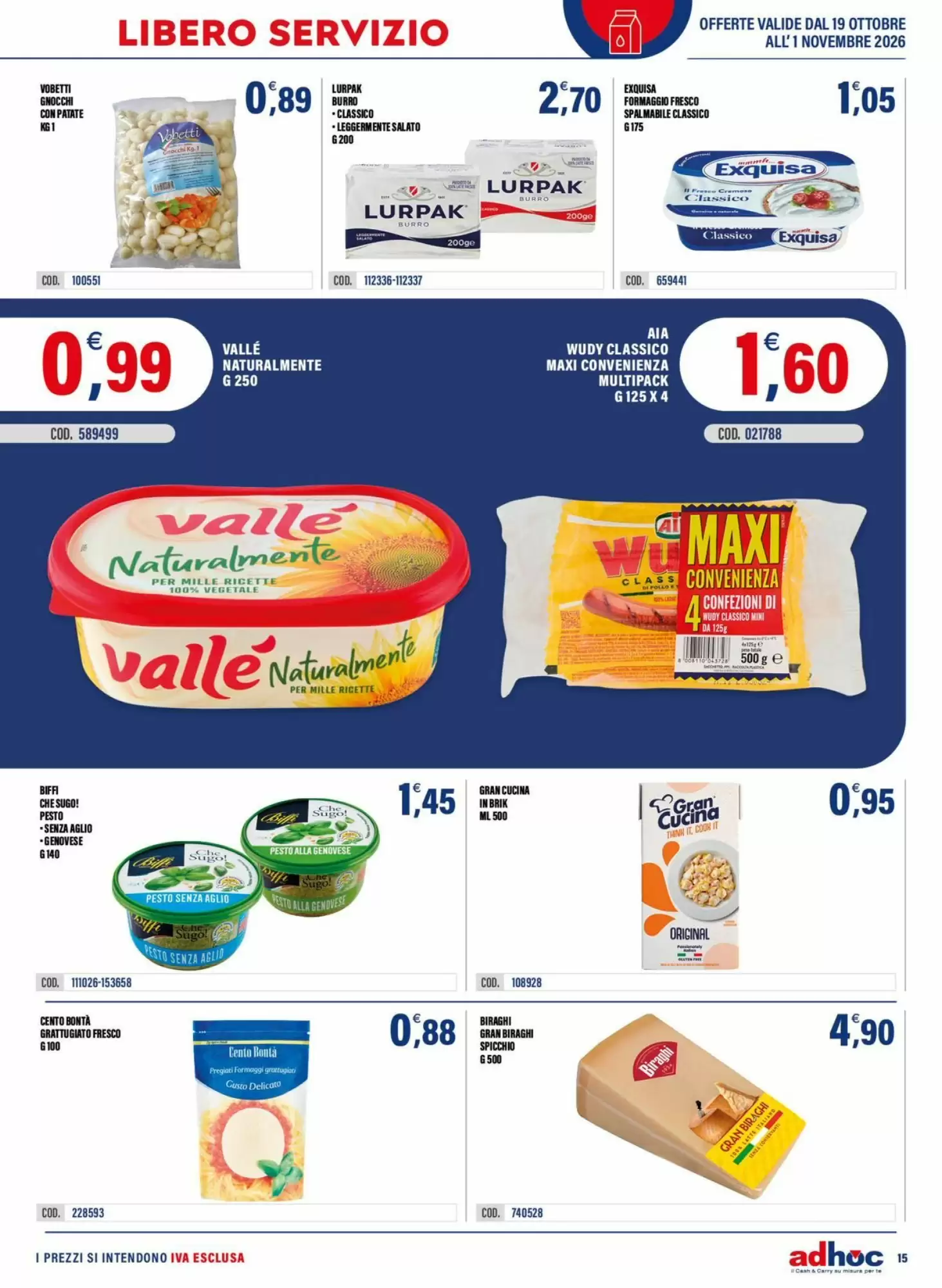 Volantino promozionale Adhoc  valide dal 19/10/2026 - Pagina 15.