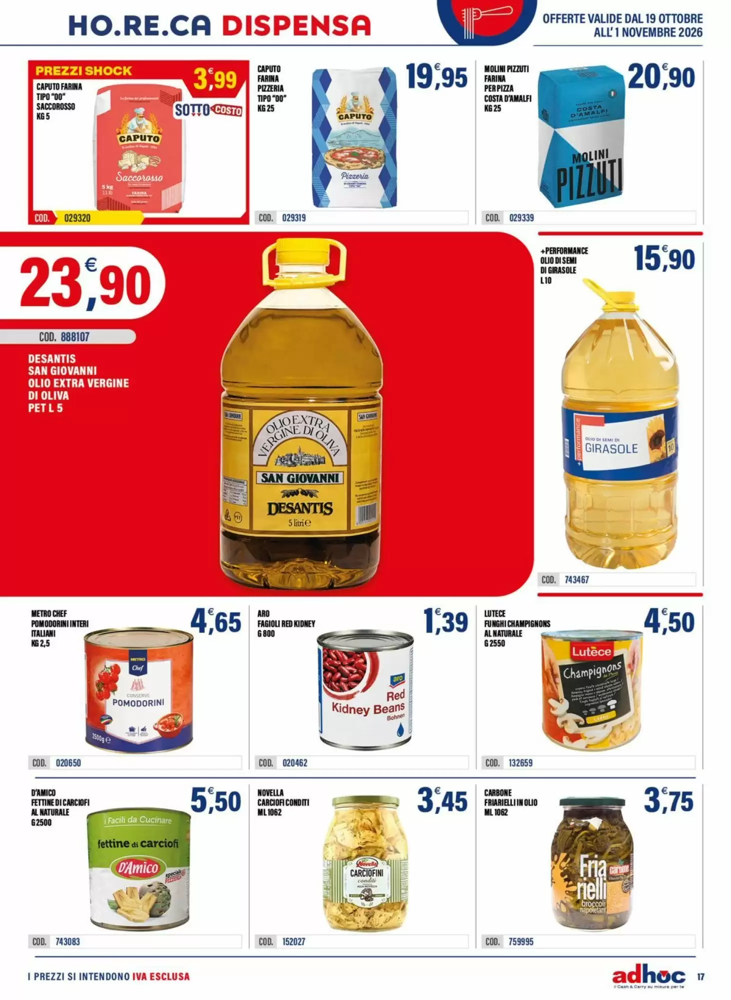 Volantino promozionale Adhoc  valide dal 19/10/2026 - Pagina 17.