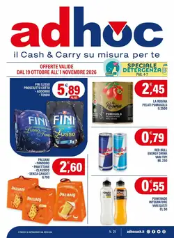 Volantino promozionale Adhoc  valide dal 19/10/2026