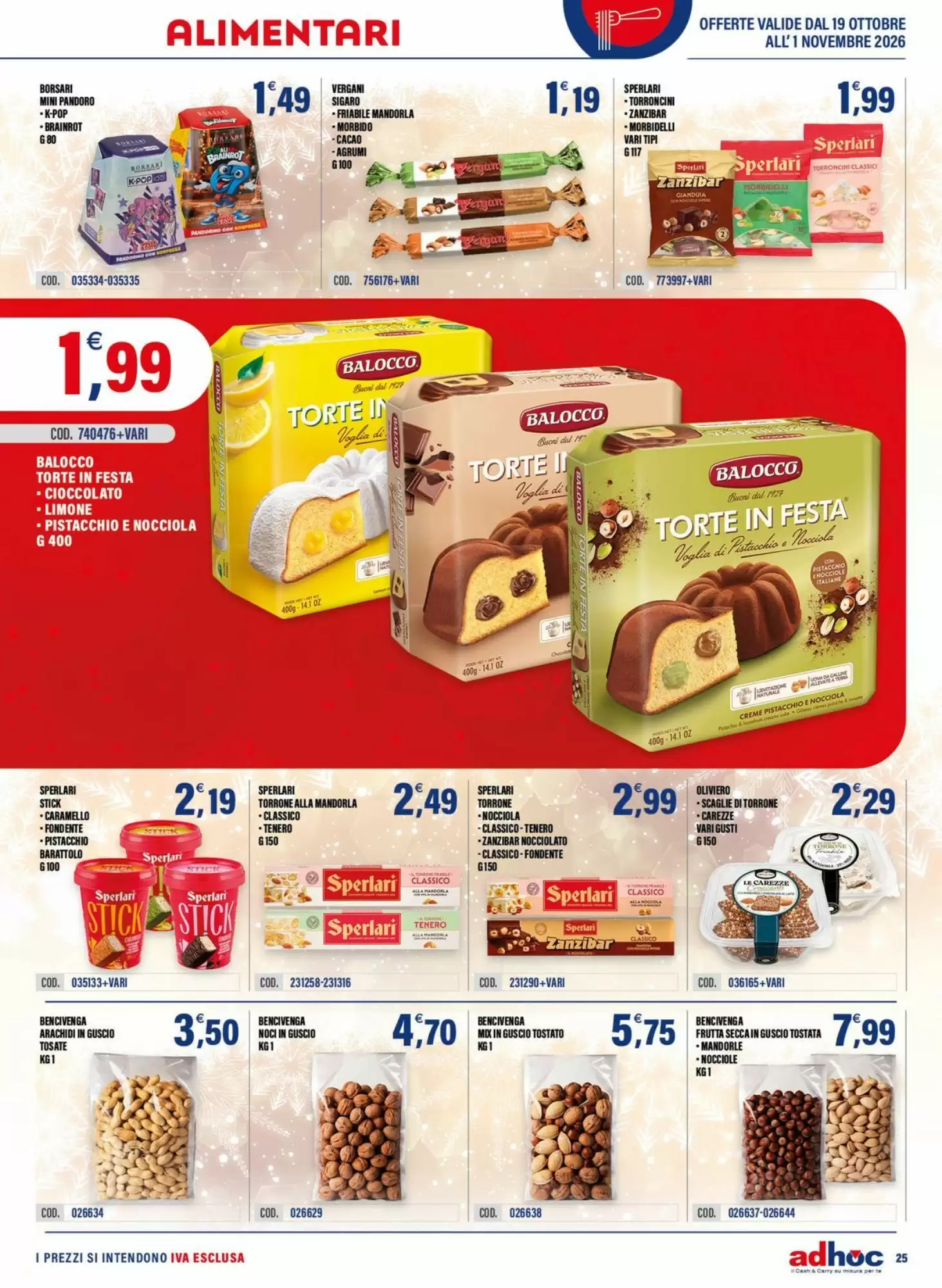 Volantino promozionale Adhoc  valide dal 19/10/2026 - Pagina 25.