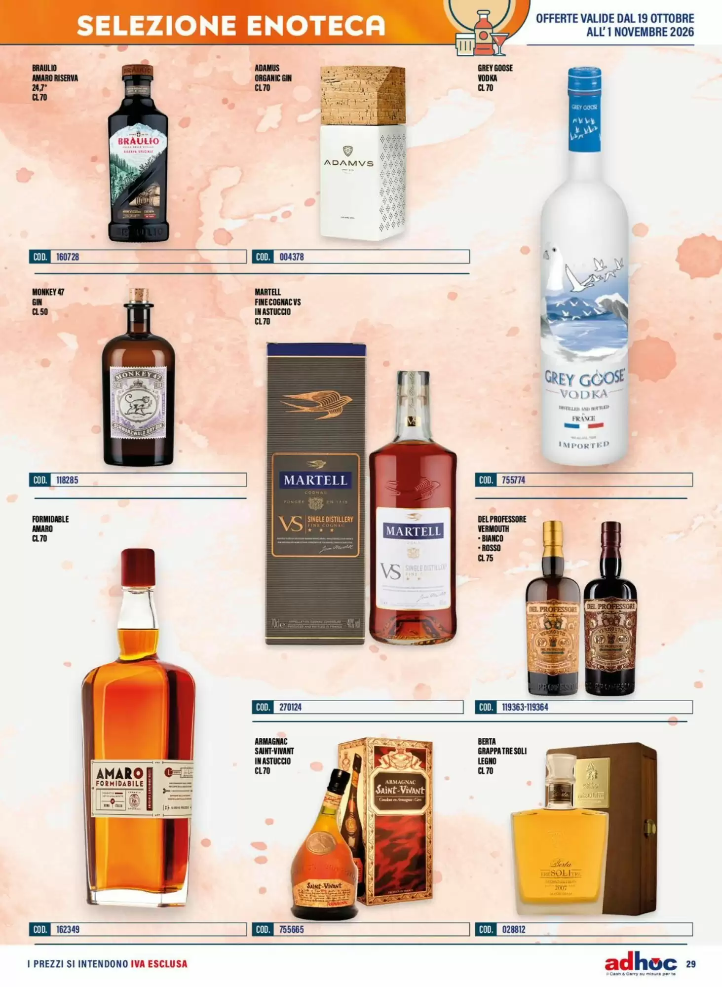 Volantino promozionale Adhoc  valide dal 19/10/2026 - Pagina 29.