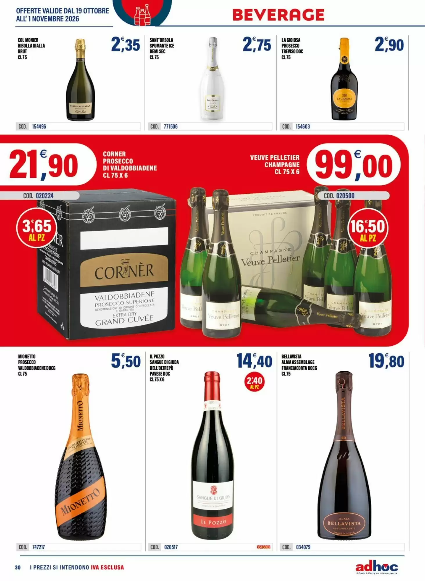 Volantino promozionale Adhoc  valide dal 19/10/2026 - Pagina 30.