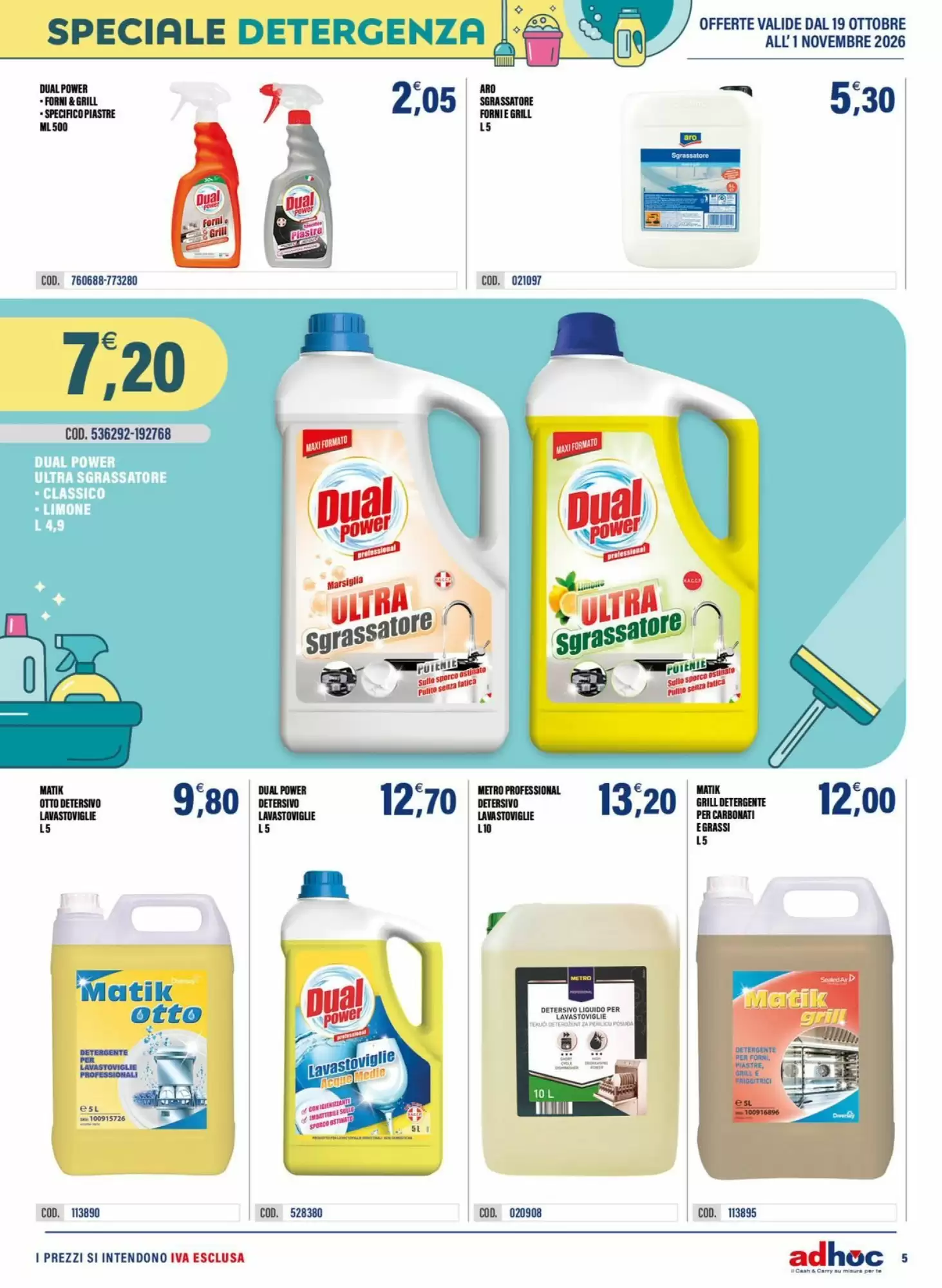 Volantino promozionale Adhoc  valide dal 19/10/2026 - Pagina 5.