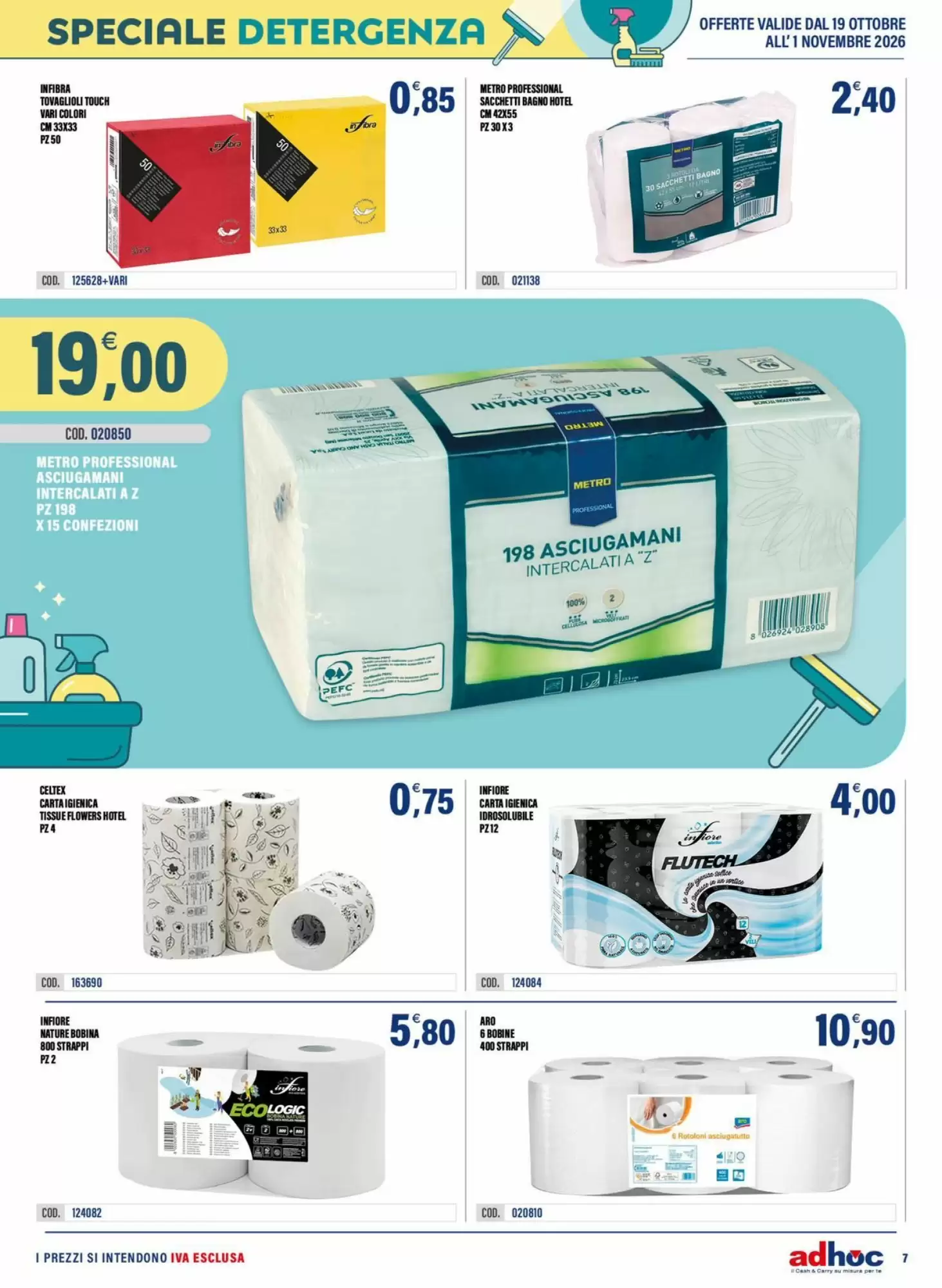 Volantino promozionale Adhoc  valide dal 19/10/2026 - Pagina 7.