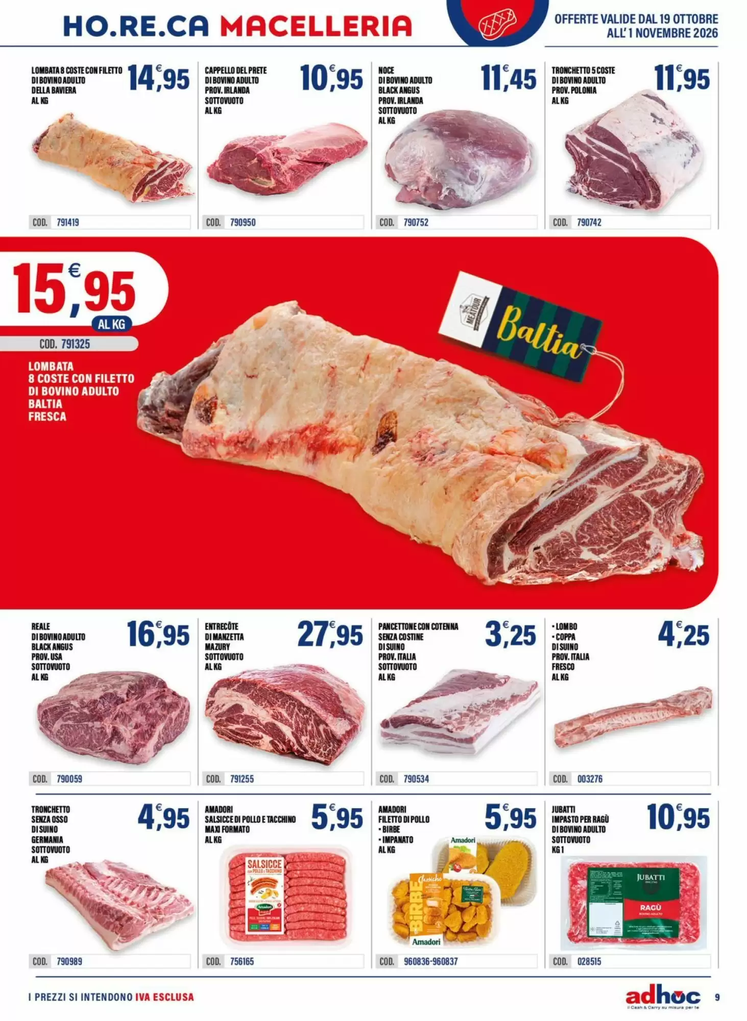 Volantino promozionale Adhoc  valide dal 19/10/2026 - Pagina 9.