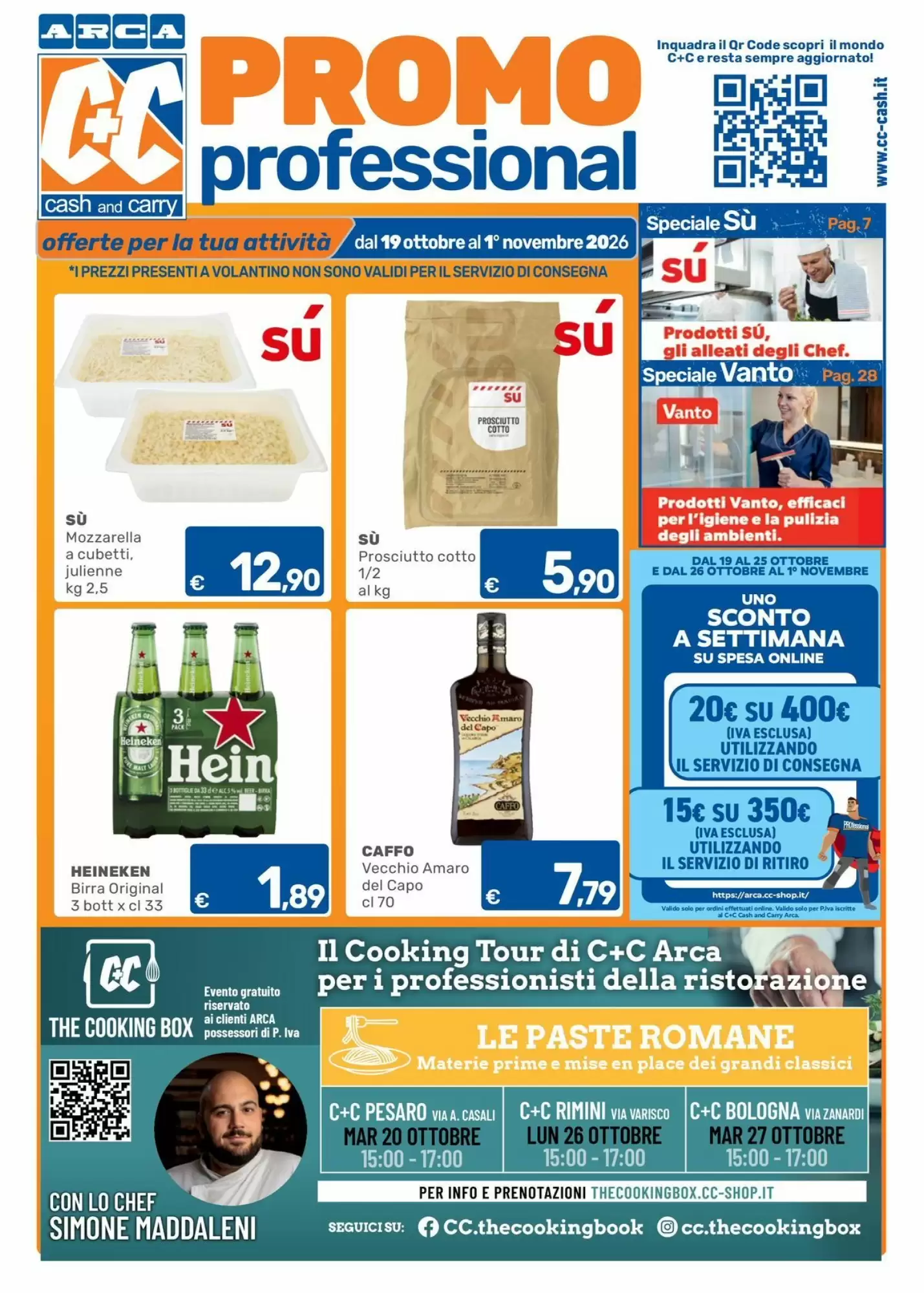Volantino promozionale C+C Cash and Carry valide dal 19/10/2026 - Pagina 1.
