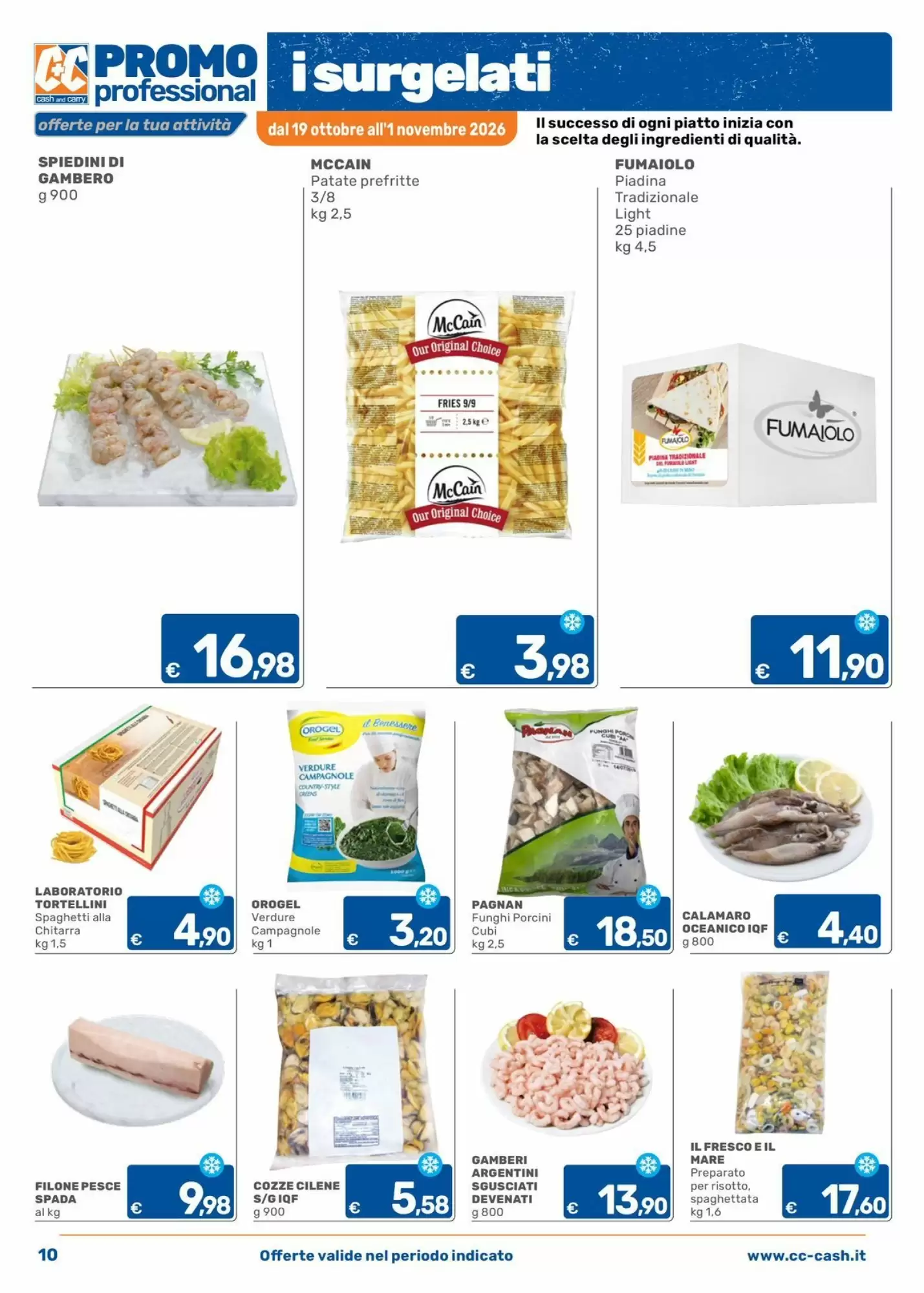Volantino promozionale C+C Cash and Carry  valide dal 19/10/2026 - Pagina 10.