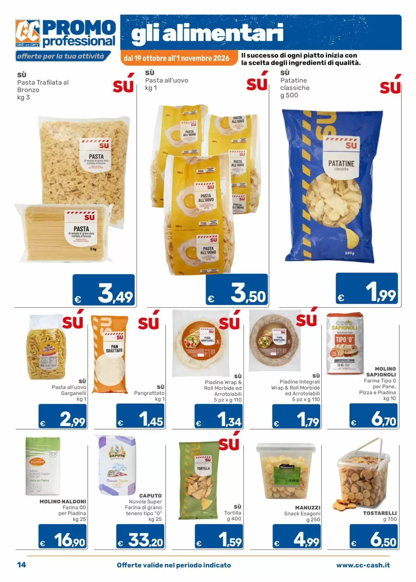 Volantino promozionale C+C Cash and Carry  valide dal 19/10/2026 - Pagina 14.