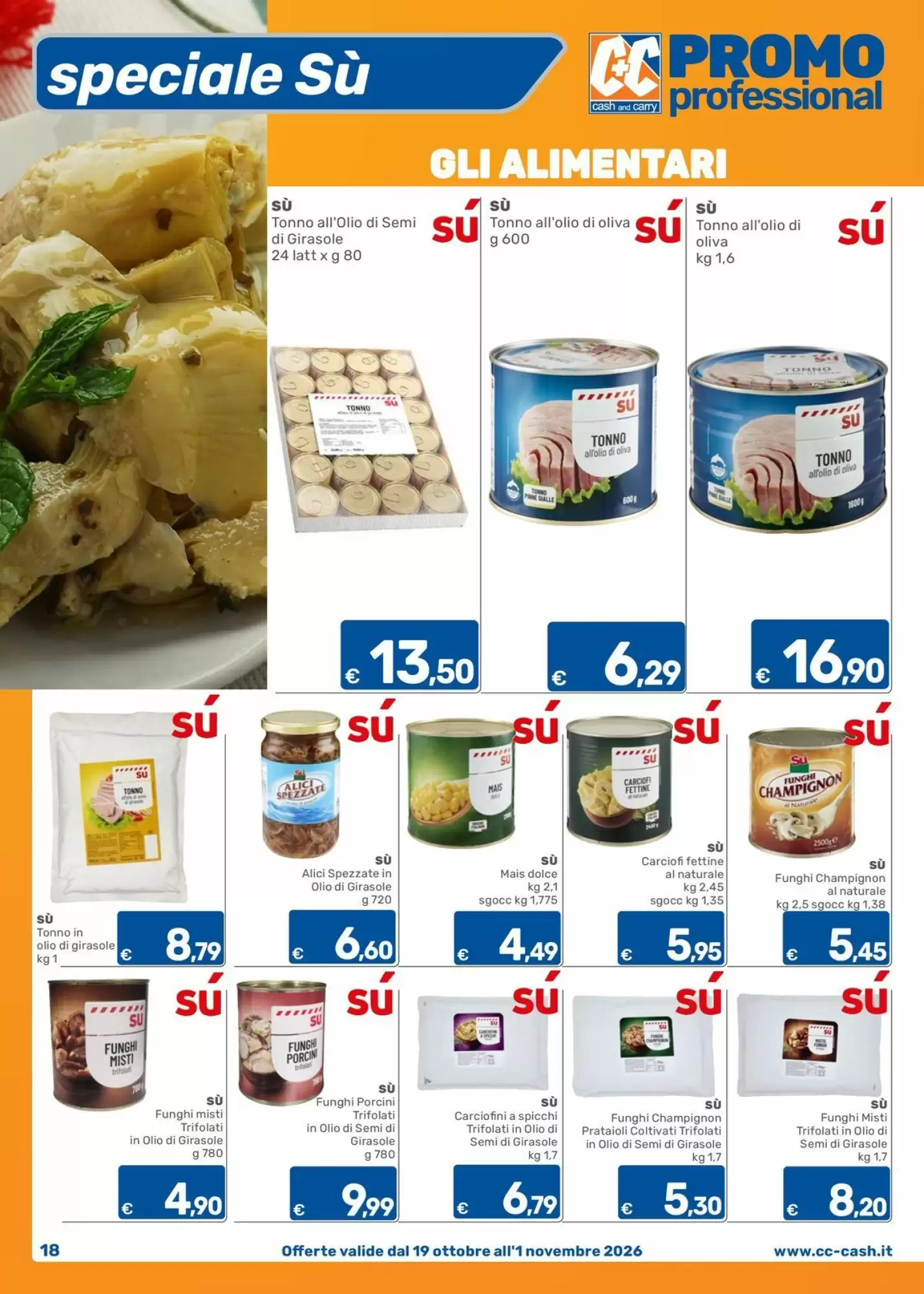 Volantino promozionale C+C Cash and Carry  valide dal 19/10/2026 - Pagina 18.