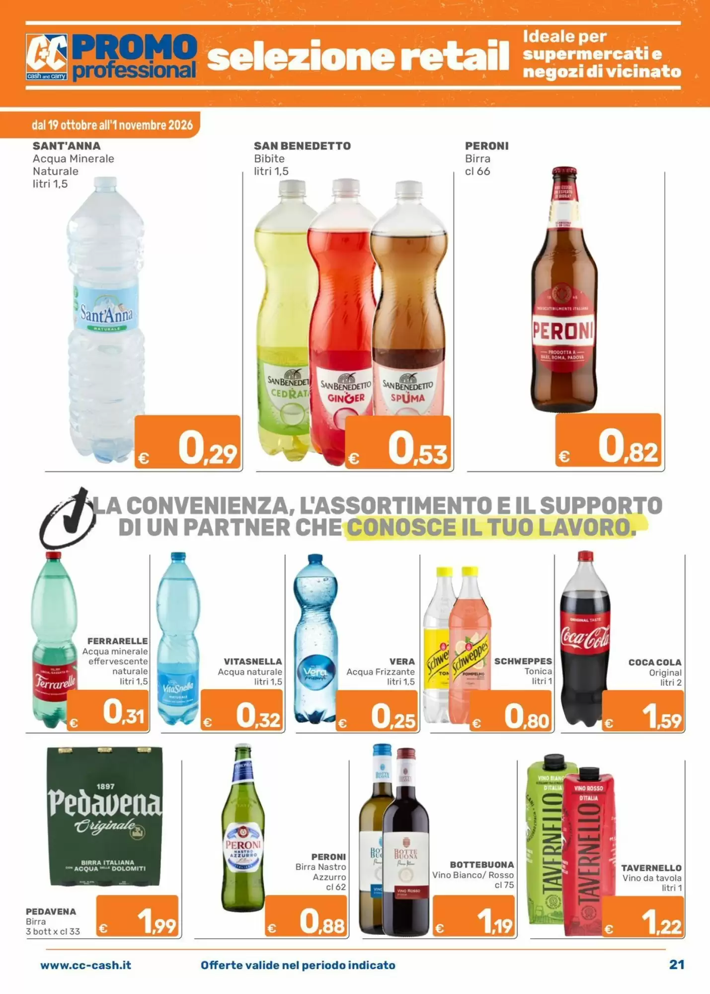 Volantino promozionale C+C Cash and Carry  valide dal 19/10/2026 - Pagina 21.