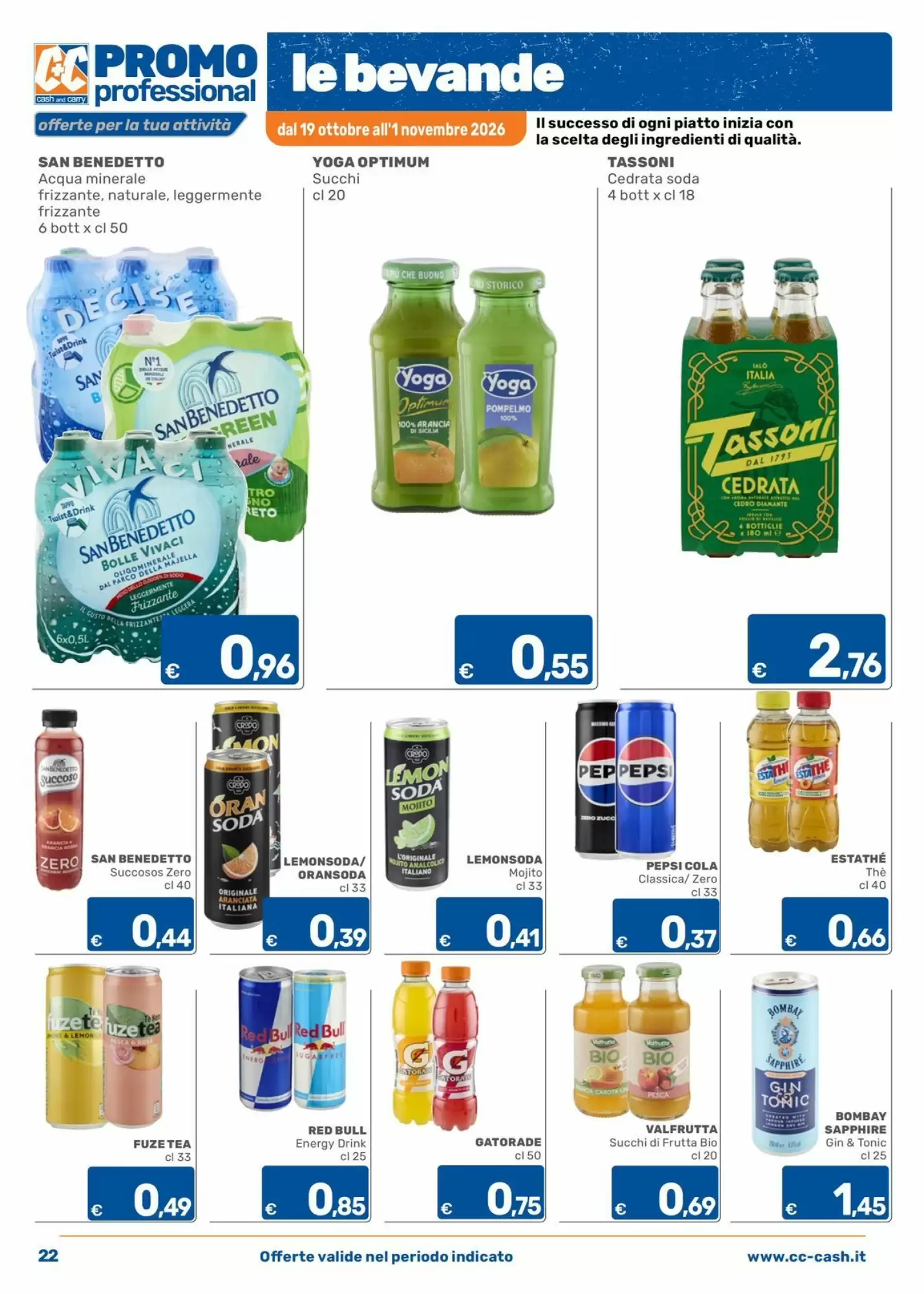 Volantino promozionale C+C Cash and Carry  valide dal 19/10/2026 - Pagina 22.
