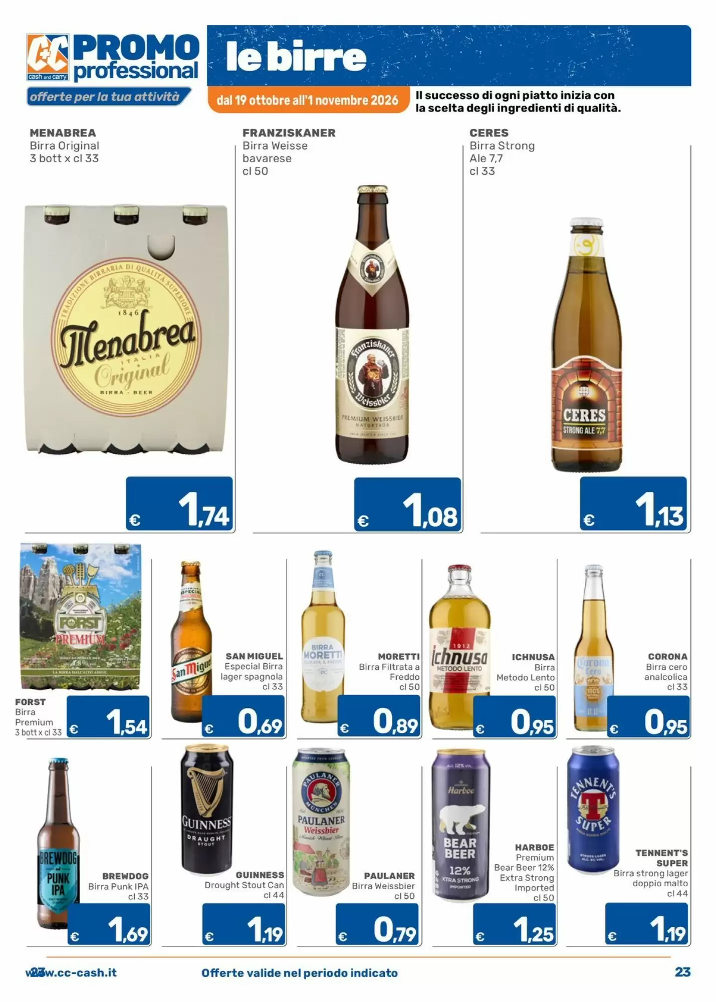 Volantino promozionale C+C Cash and Carry  valide dal 19/10/2026 - Pagina 23.