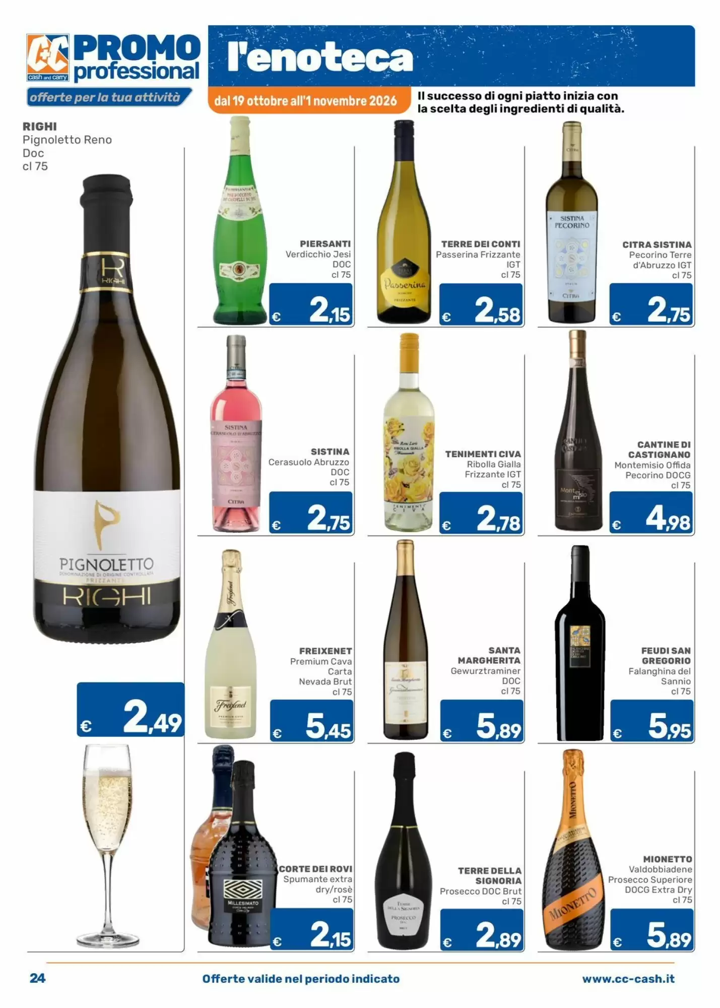 Volantino promozionale C+C Cash and Carry  valide dal 19/10/2026 - Pagina 24.