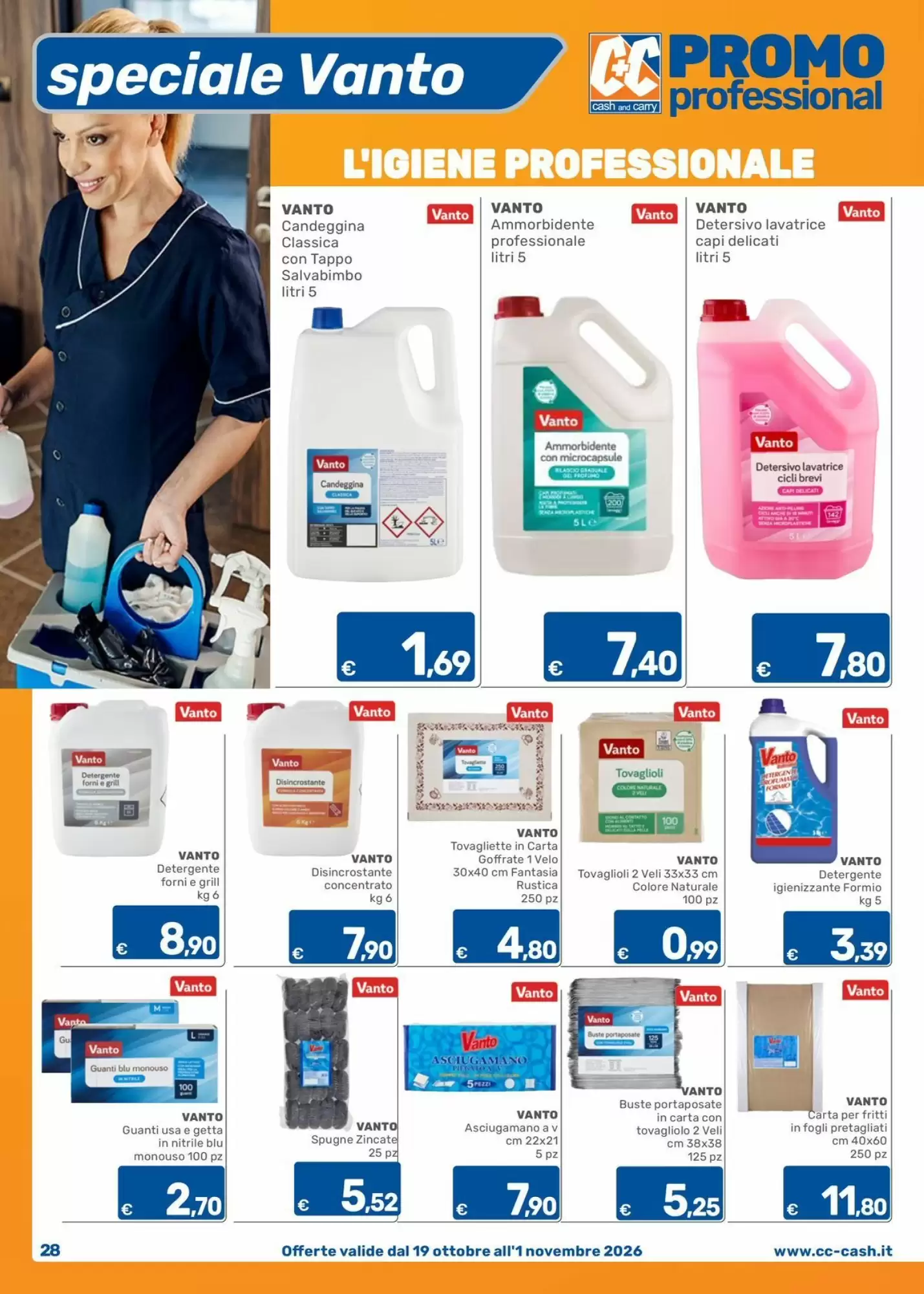 Volantino promozionale C+C Cash and Carry  valide dal 19/10/2026 - Pagina 28.