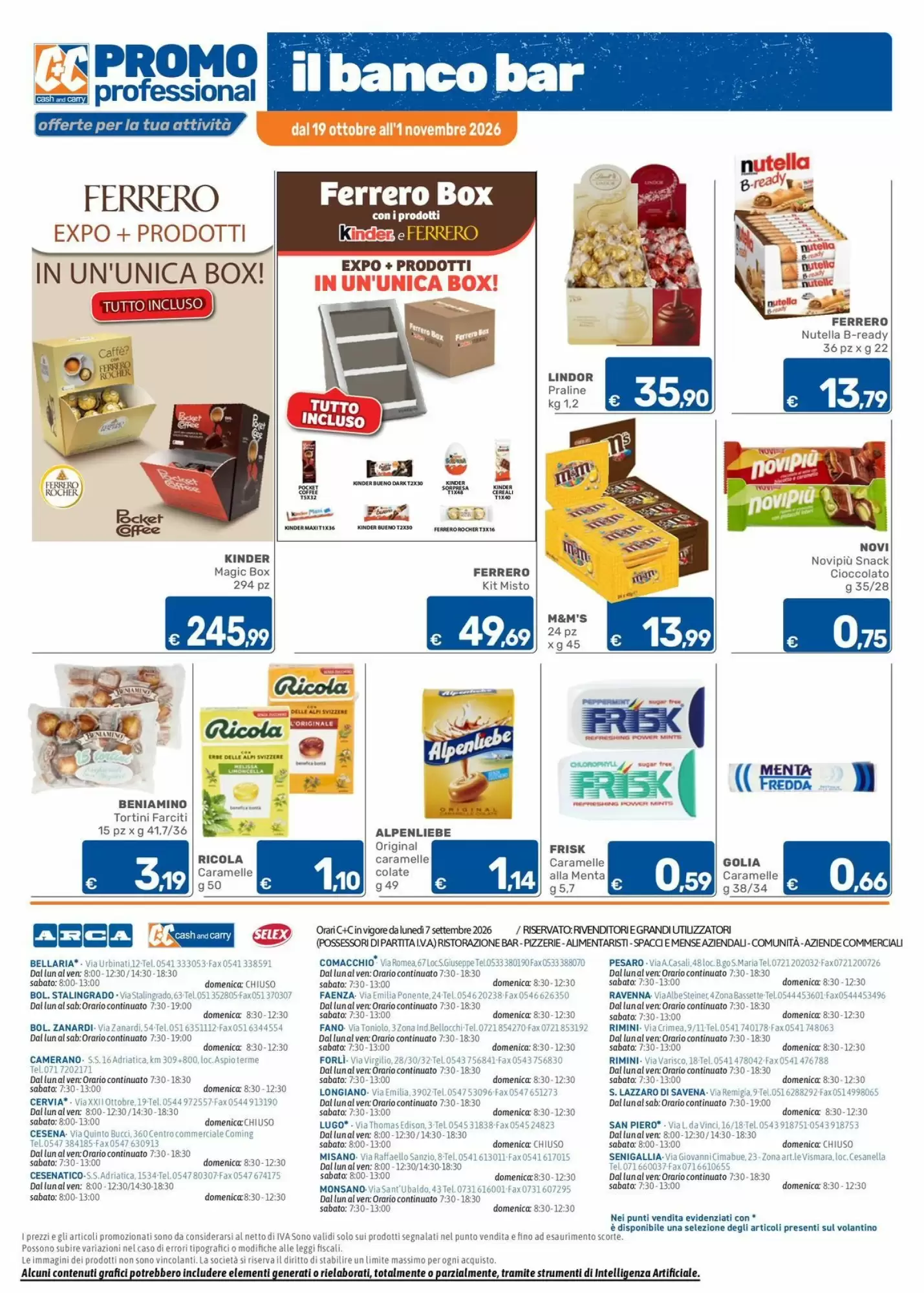 Volantino promozionale C+C Cash and Carry  valide dal 19/10/2026 - Pagina 32.